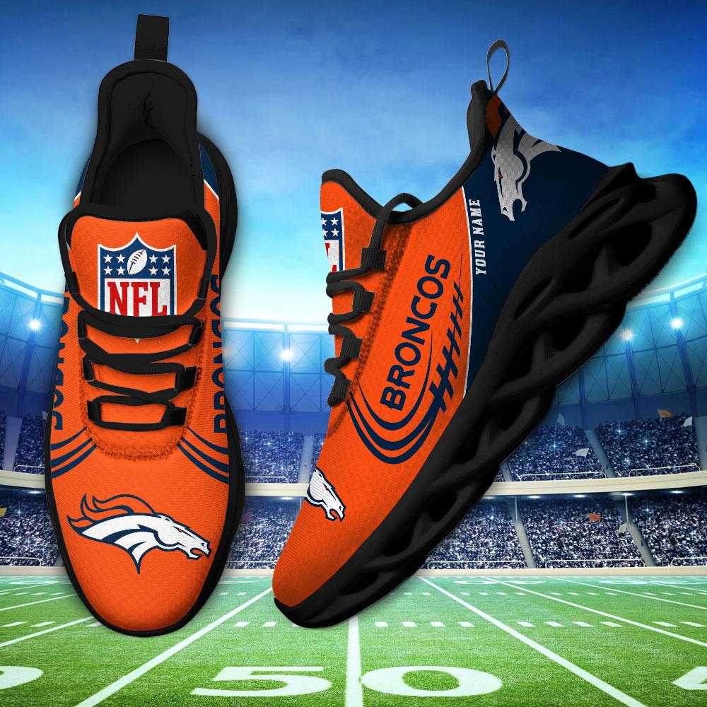 Personalized Denver Broncos Max Soul Shoes Sneakers for Men And Women – NFL Football Fan Shoes, Team Sneakers - Image 5