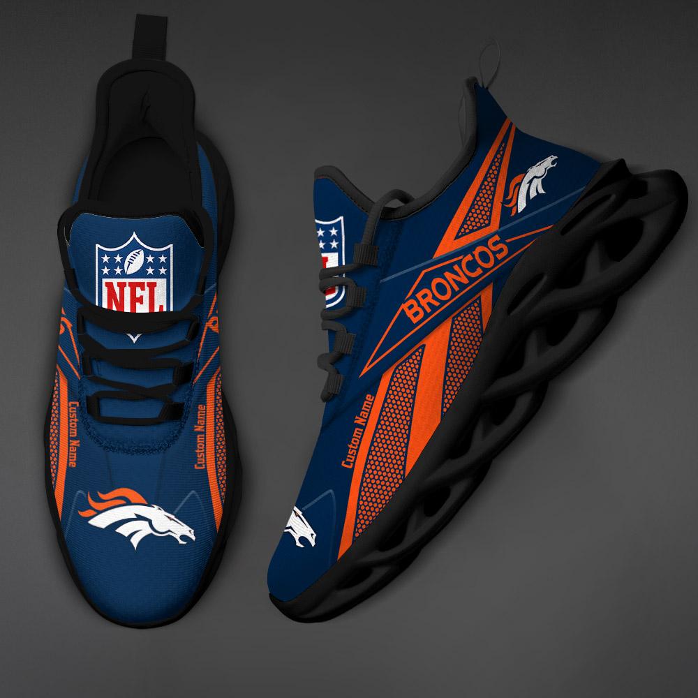 Personalized Denver Broncos Max Soul Shoes Sneakers for Men And Women – NFL Football Fan Shoes, Team Sneakers - Image 5