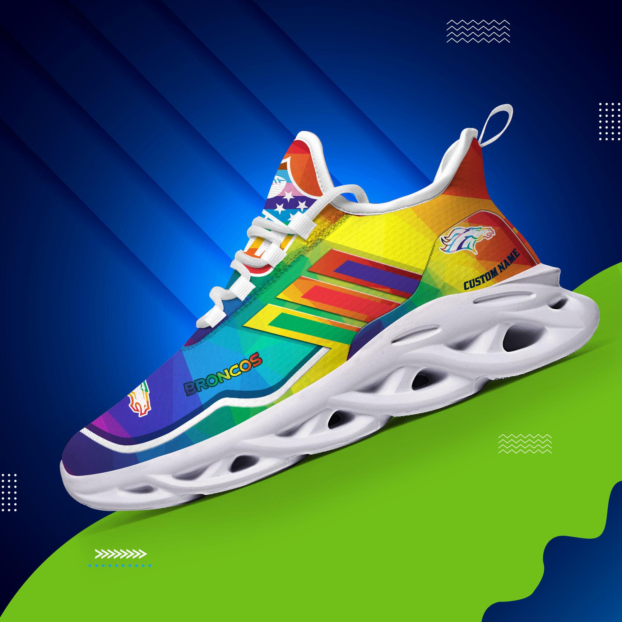 Personalized Denver Broncos Max Soul Shoes Sneakers for Men And Women – NFL Football Fan Shoes, Team Sneakers - Image 6