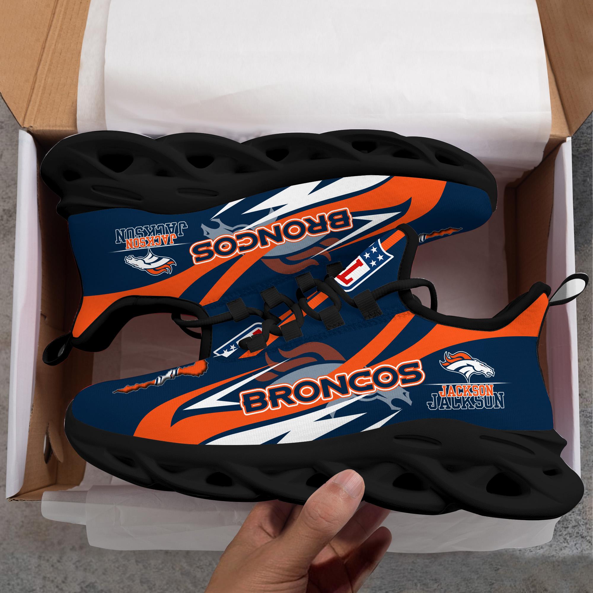 Personalized Denver Broncos Max Soul Shoes Sneakers for Men And Women – NFL Football Fan Shoes, Team Sneakers - Image 6