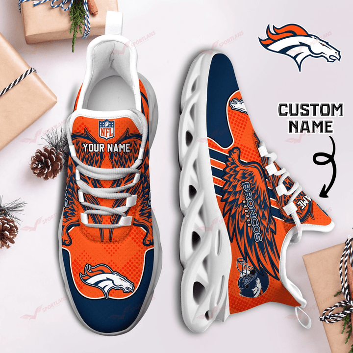 Personalized Denver Broncos NFL Max Soul Shoes Sneakers for Men And Women – NFL Football Fan Shoes, Team Sneakers