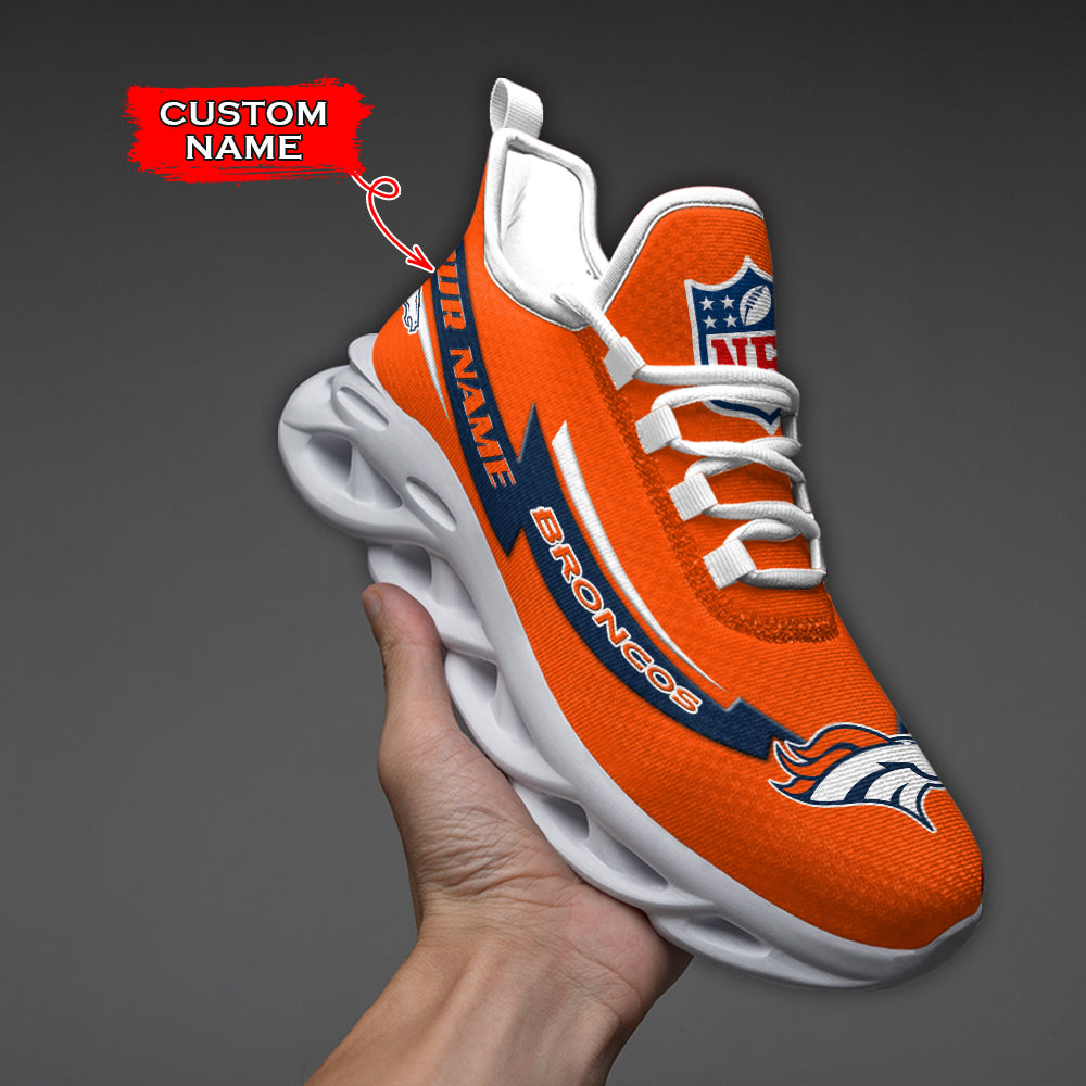 Personalized Denver Broncos NFL Max Soul Shoes Sneakers for Men And Women – NFL Football Fan Shoes, Team Sneakers