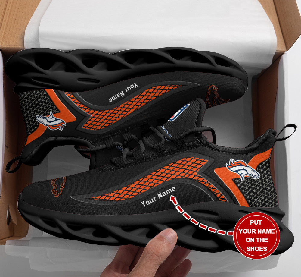 Personalized Denver Broncos NFL Max Soul Shoes Sneakers for Men And Women – NFL Football Fan Shoes, Team Sneakers