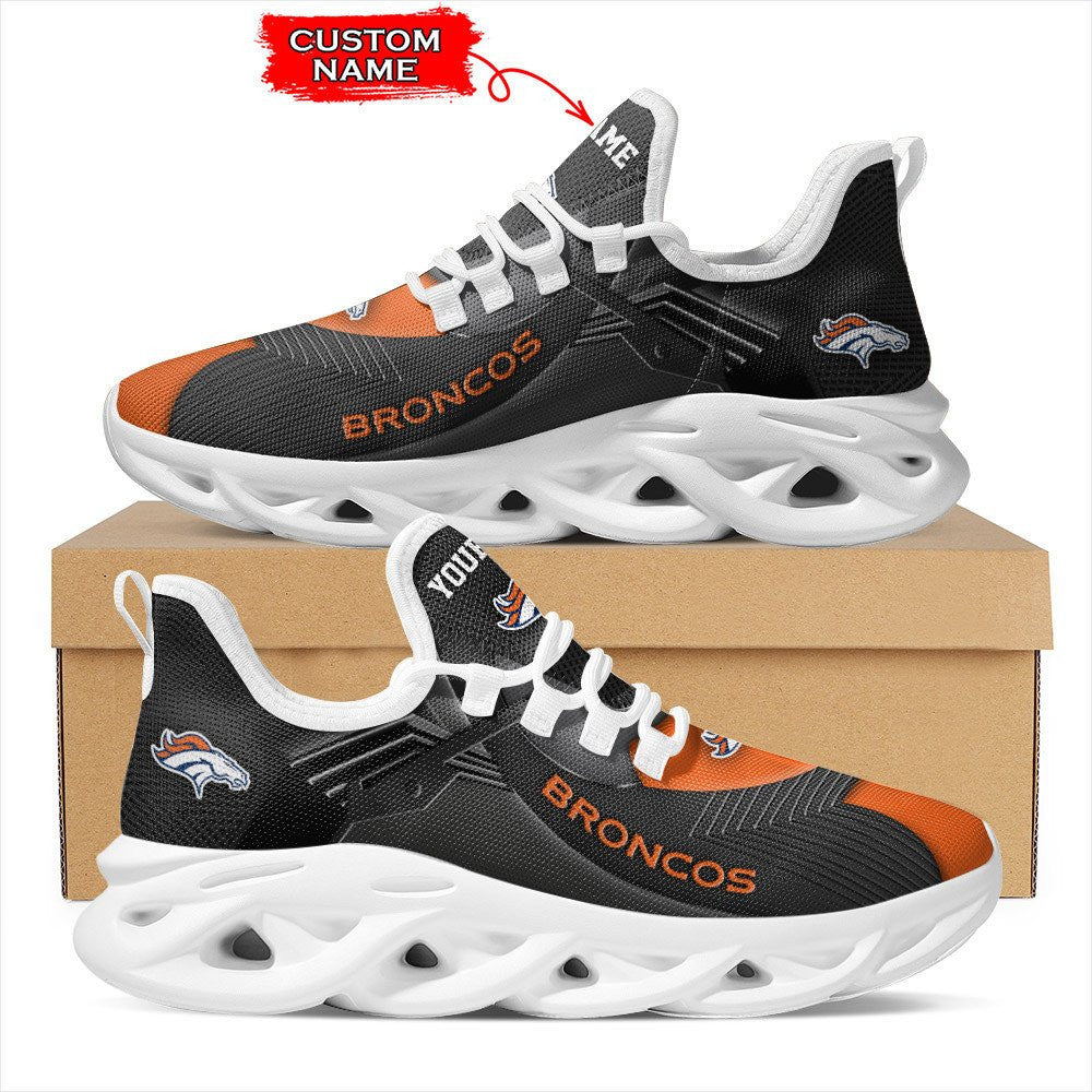 Personalized Denver Broncos NFL Max Soul Shoes Sneakers for Men And Women – NFL Football Fan Shoes, Team Sneakers