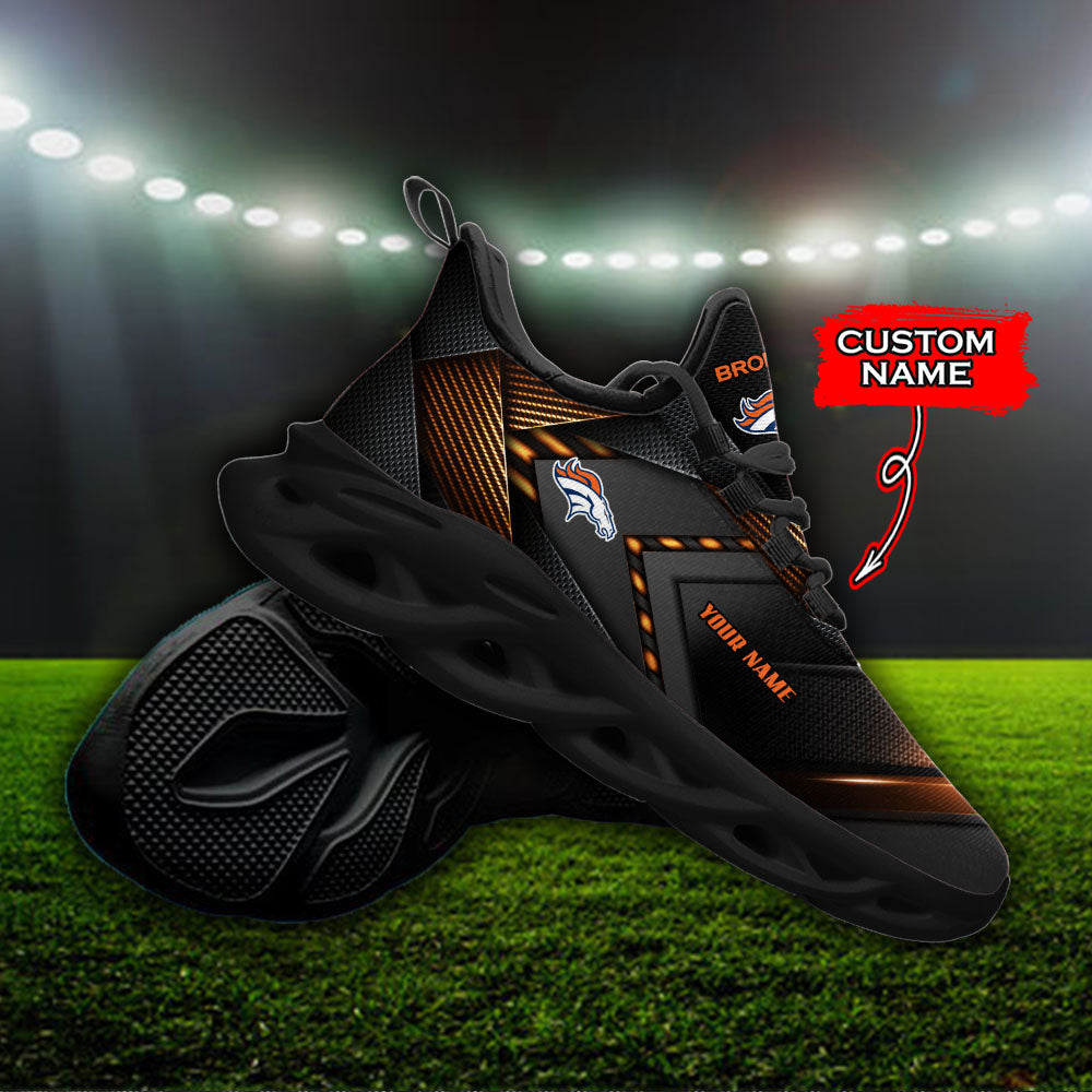 Personalized Denver Broncos NFL Max Soul Shoes Sneakers for Men And Women – NFL Football Fan Shoes, Team Sneakers - Image 4