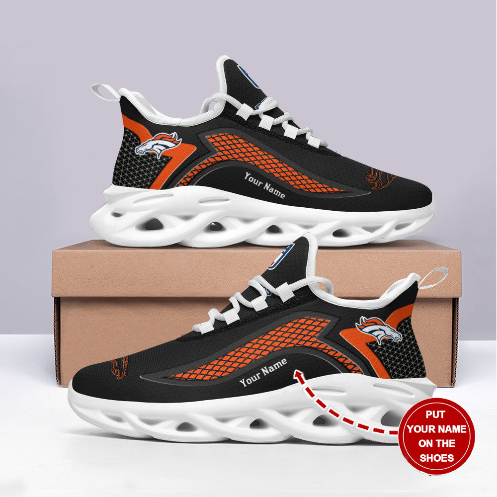 Personalized Denver Broncos NFL Max Soul Shoes Sneakers for Men And Women – NFL Football Fan Shoes, Team Sneakers - Image 4