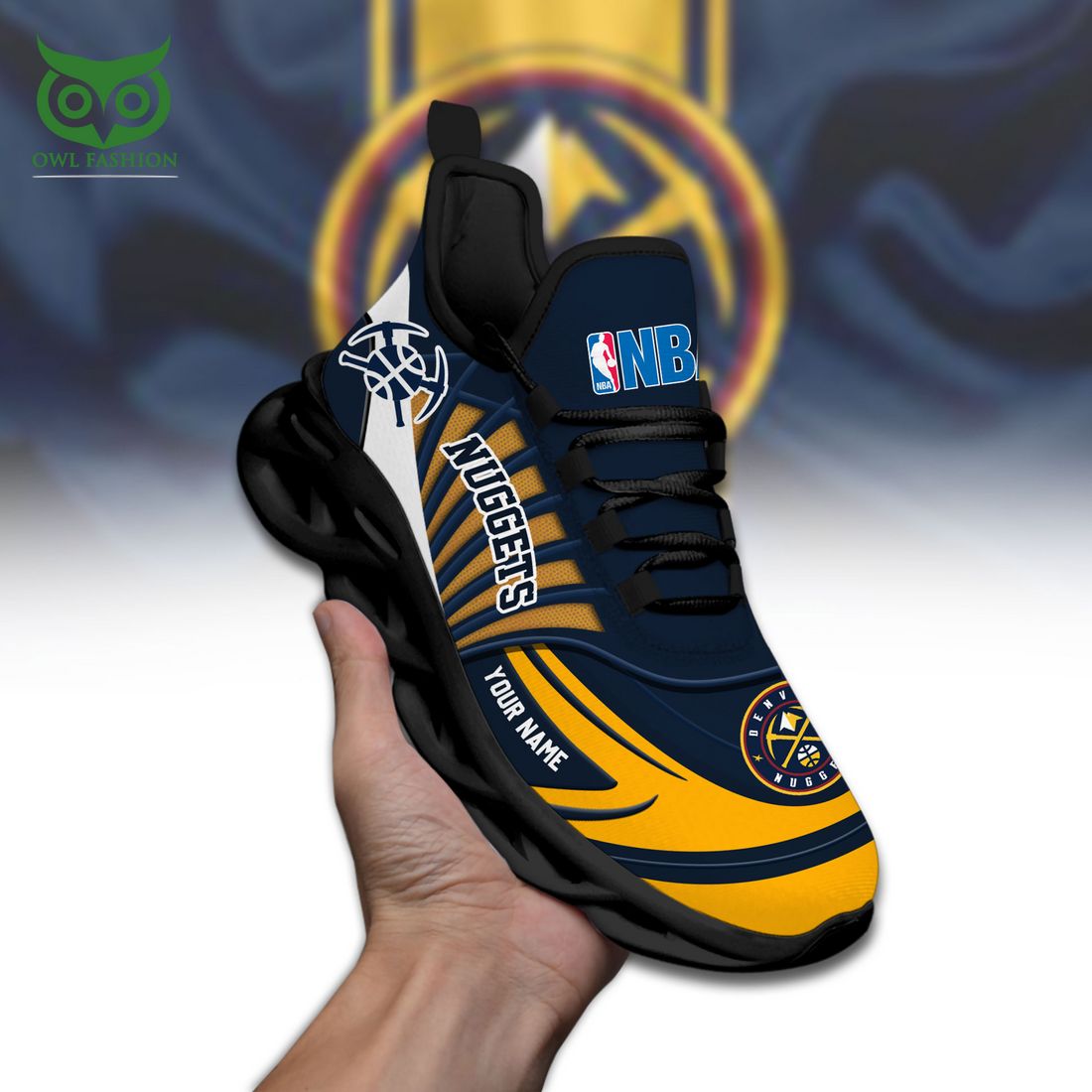 Personalized Denver Nuggets Max Soul Shoes Sneakers for Men And Women – Casual Shoes, Streetwear Shoes