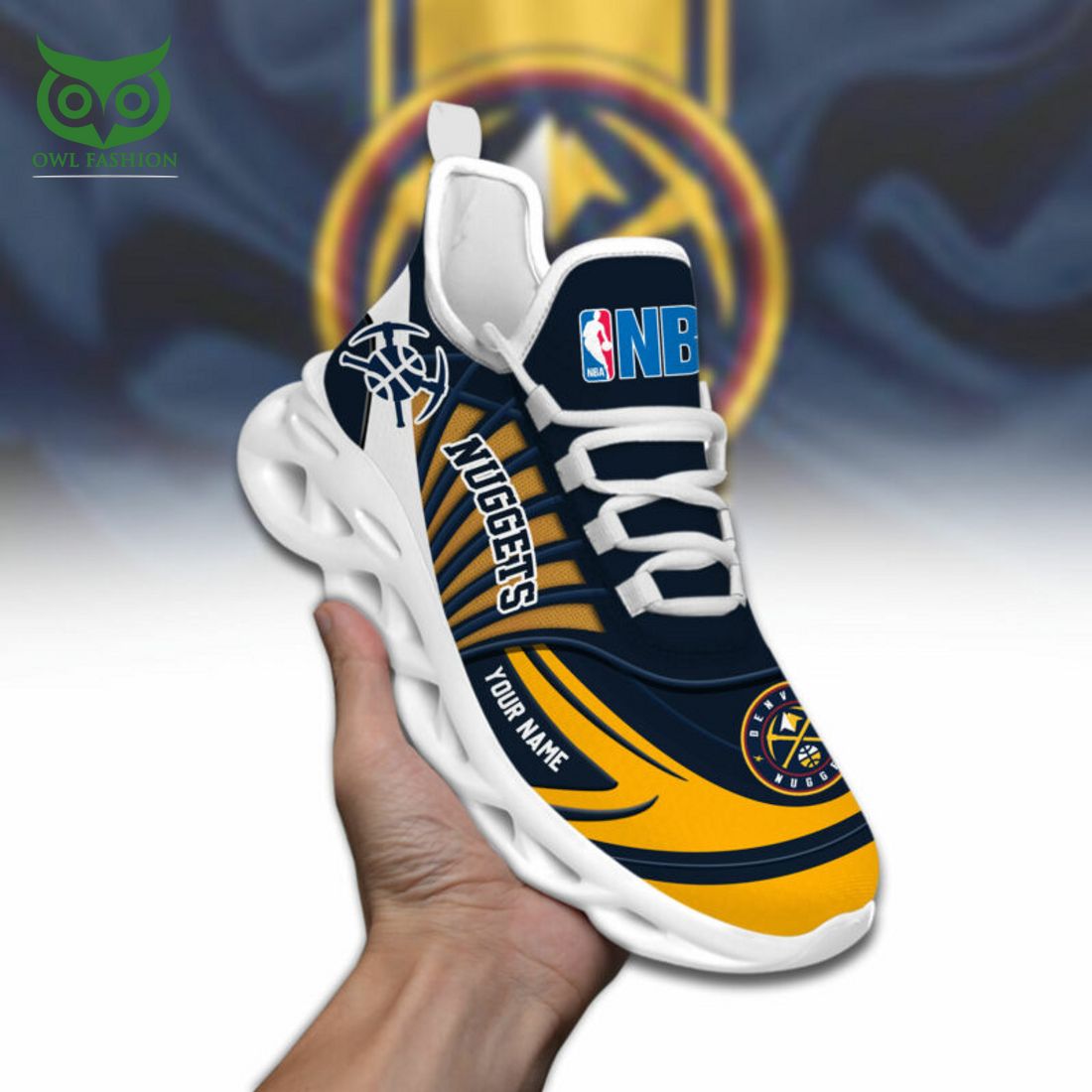 Personalized Denver Nuggets Max Soul Shoes Sneakers for Men And Women – Casual Shoes, Streetwear Shoes - Image 4