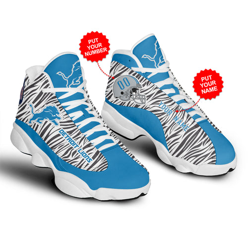 Personalized Detroit Lions JD13 Sneakers Shoes for Men & Women | Custom Fan Gift