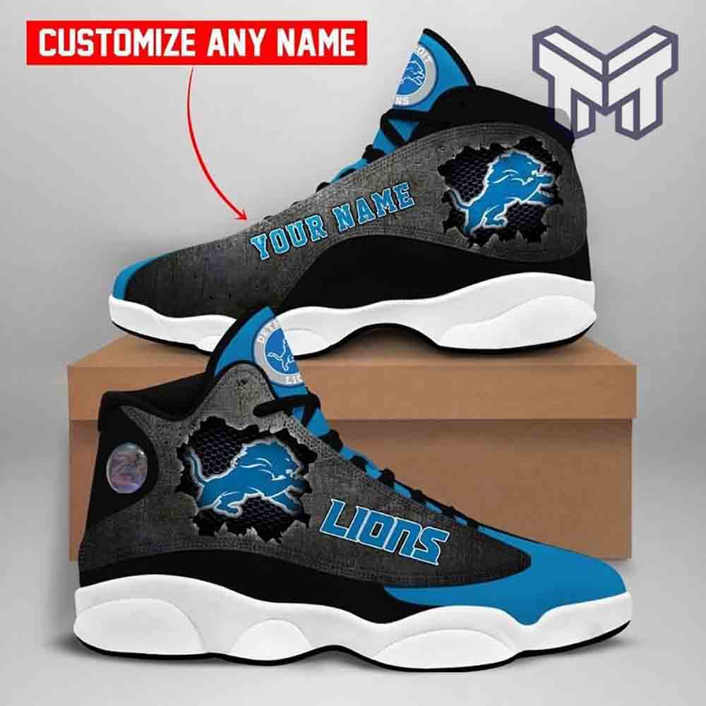 Personalized Detroit Lions JD13 Sneakers Shoes for Men & Women | Custom Fan Gift