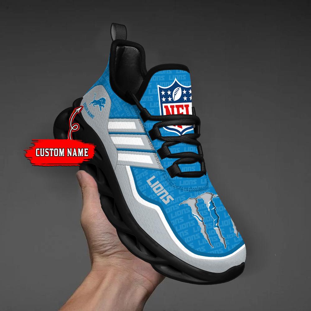 Personalized Detroit Lions Max Soul Shoes Sneakers for Men And Women – NFL Football Fan Shoes, Team Sneakers - Image 6