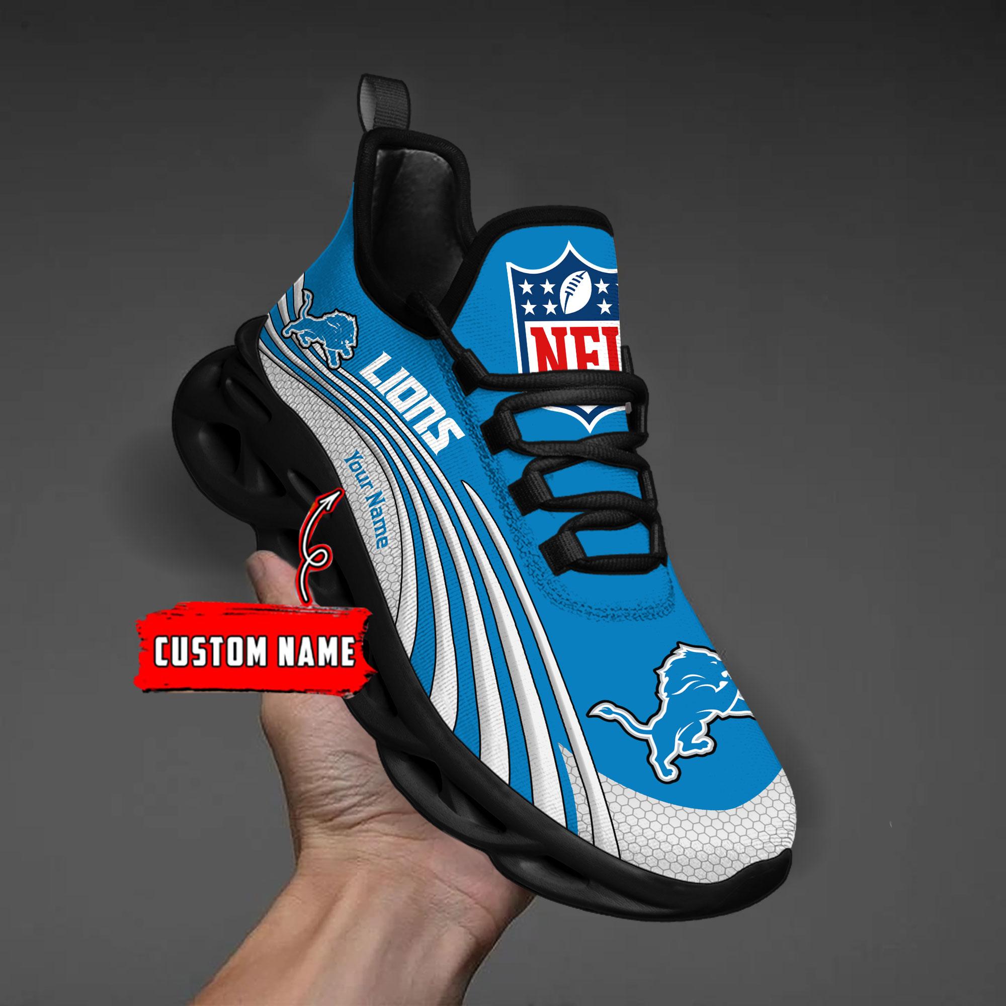Personalized Detroit Lions Max Soul Shoes Sneakers for Men And Women – NFL Football Fan Shoes, Team Sneakers - Image 5