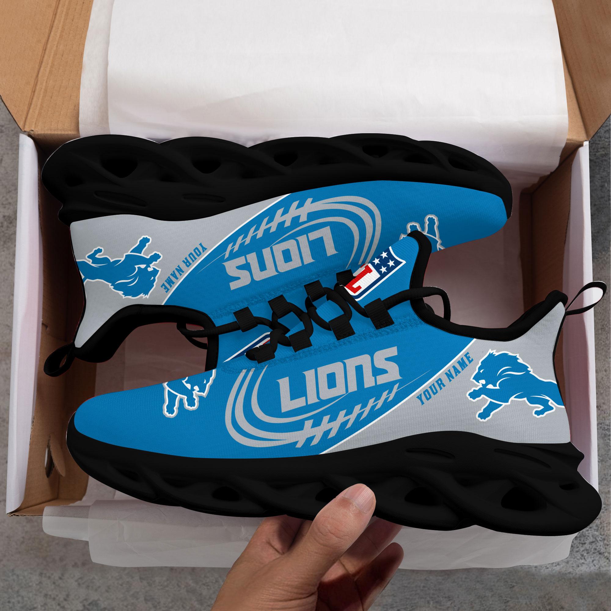 Personalized Detroit Lions Max Soul Shoes Sneakers for Men And Women – NFL Football Fan Shoes, Team Sneakers - Image 6