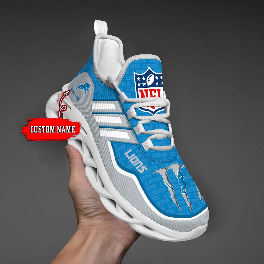 Personalized Detroit Lions Max Soul Shoes Sneakers for Men And Women – NFL Football Fan Shoes, Team Sneakers - Image 6