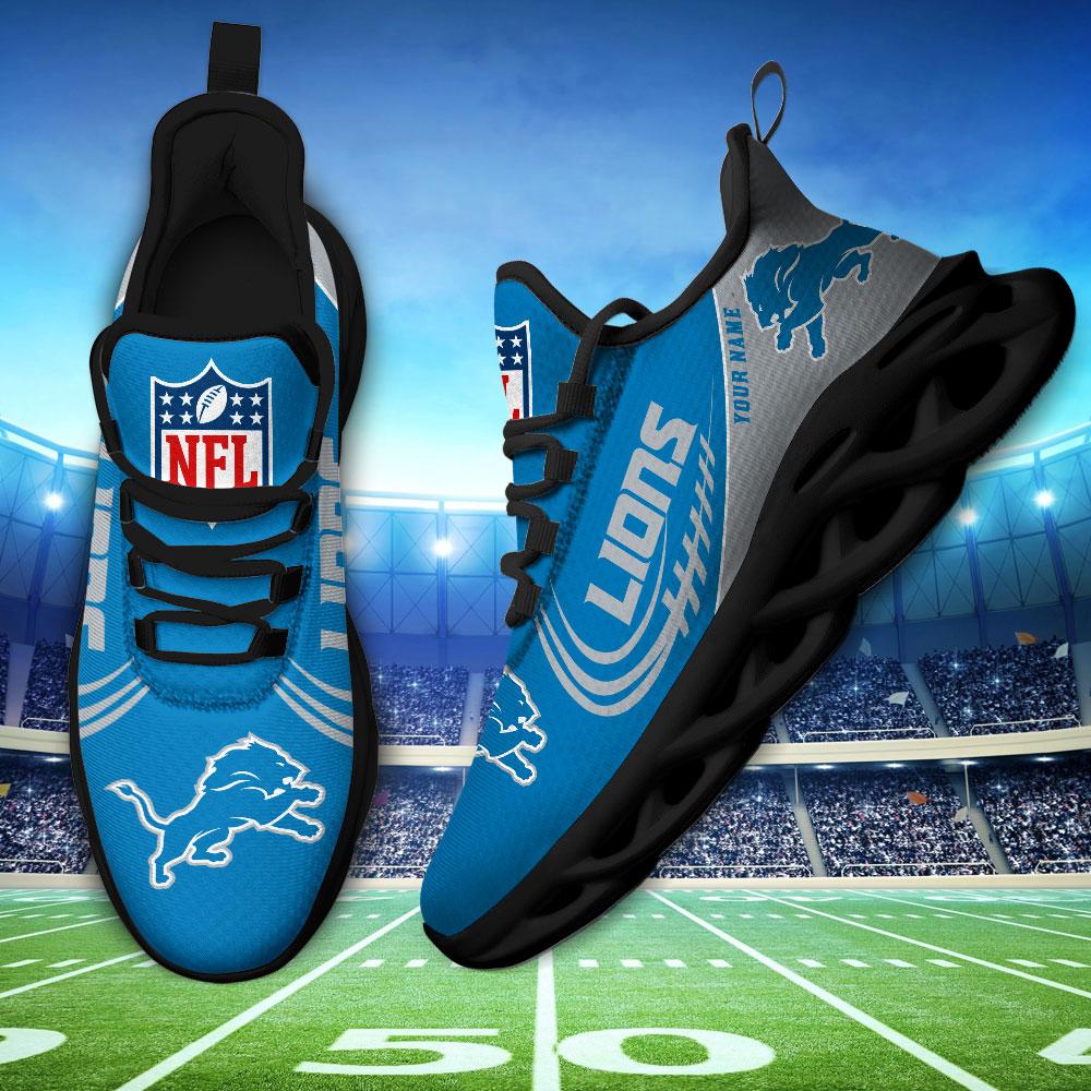 Personalized Detroit Lions Max Soul Shoes Sneakers for Men And Women – NFL Football Fan Shoes, Team Sneakers - Image 4