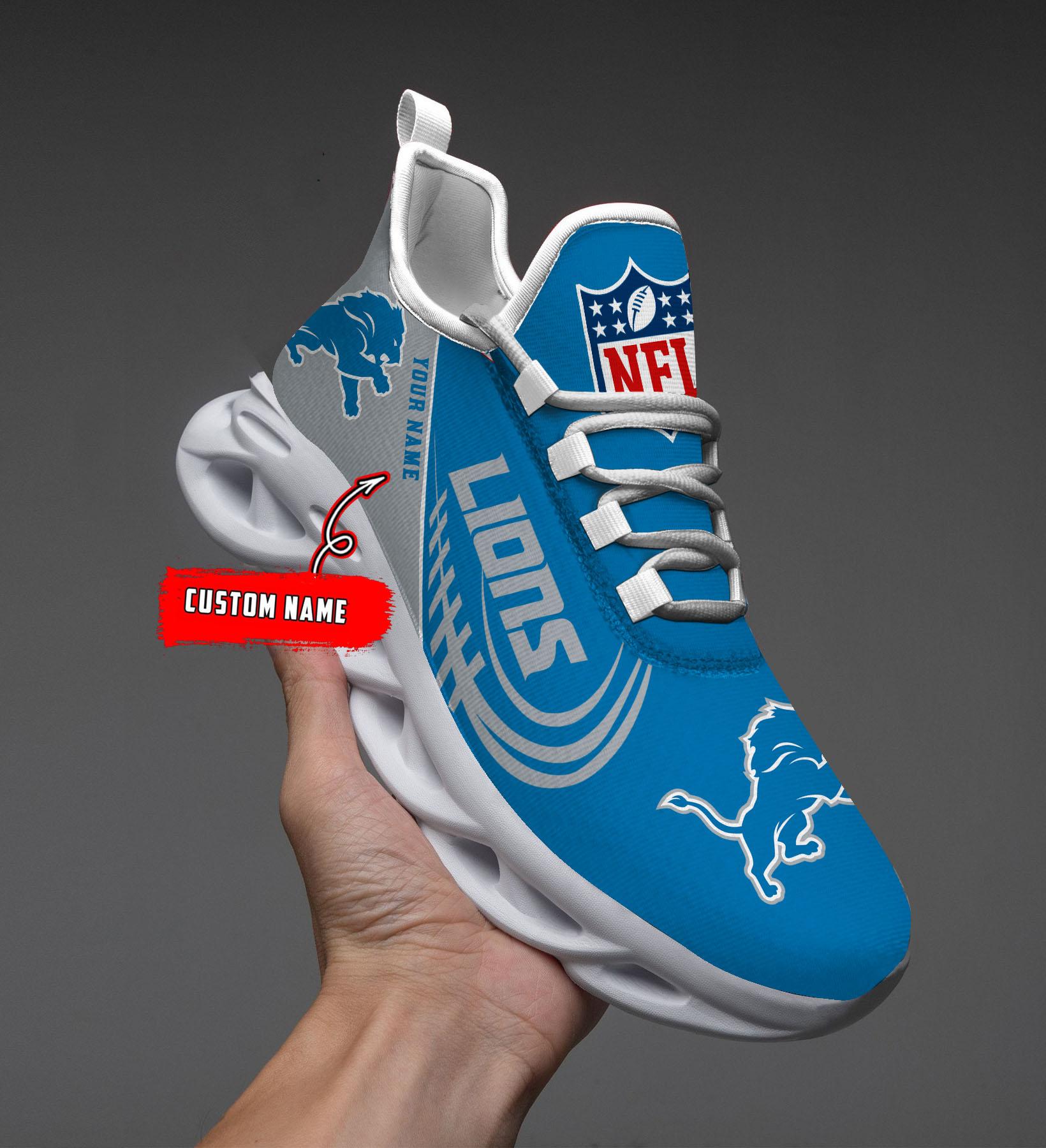 Personalized Detroit Lions Max Soul Shoes Sneakers for Men And Women – NFL Football Fan Shoes, Team Sneakers - Image 8