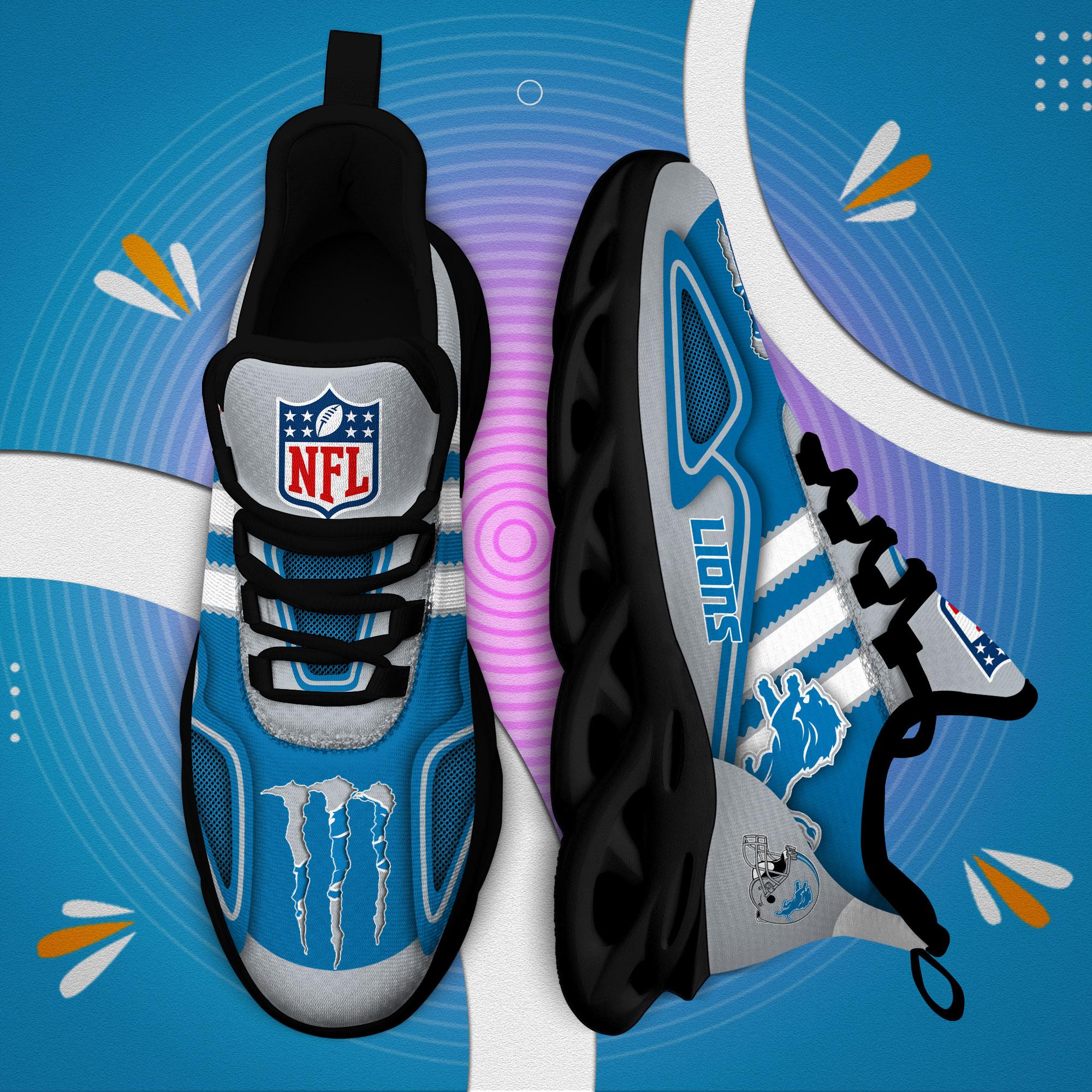 Personalized Detroit Lions Max Soul Shoes Sneakers for Men And Women – NFL Football Fan Shoes, Team Sneakers - Image 5