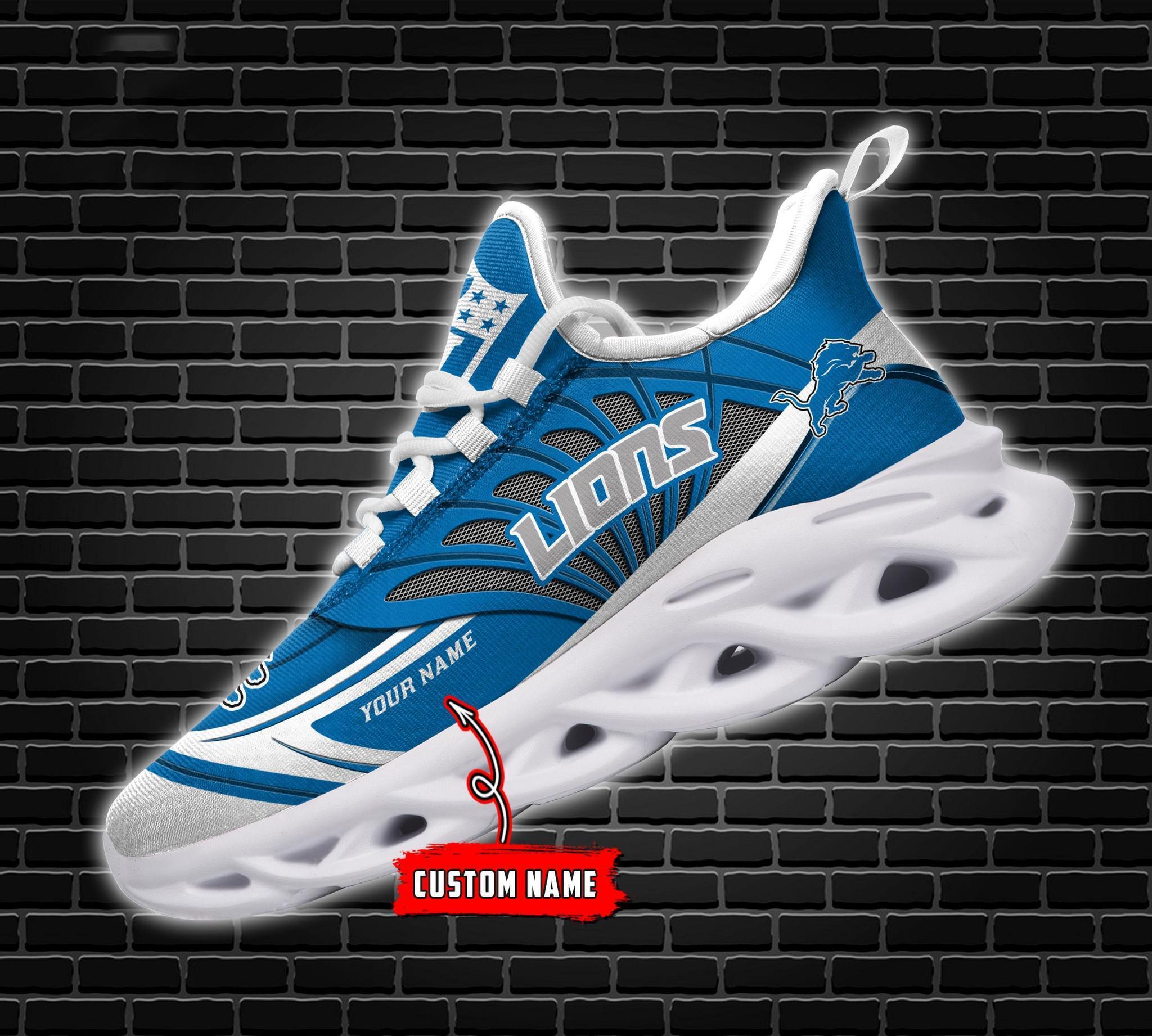 Personalized Detroit Lions Max Soul Shoes Sneakers for Men And Women – NFL Football Fan Shoes, Team Sneakers - Image 5
