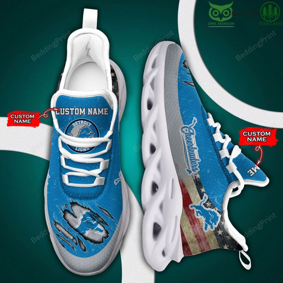 Personalized Detroit Lions Max Soul Shoes Sneakers for Men And Women – NFL Football Fan Shoes, Team Sneakers