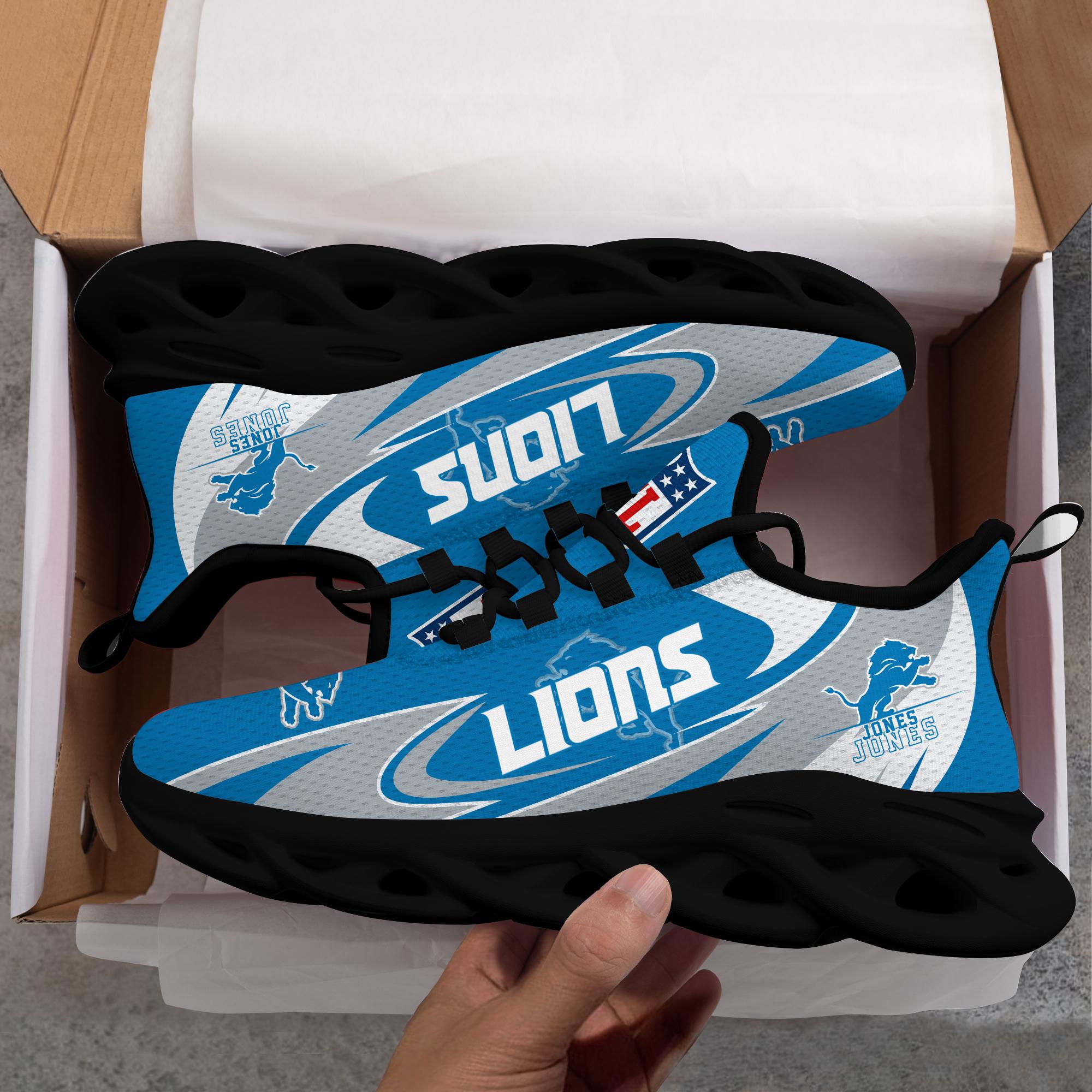 Personalized Detroit Lions Max Soul Shoes Sneakers for Men And Women – NFL Football Fan Shoes, Team Sneakers - Image 4