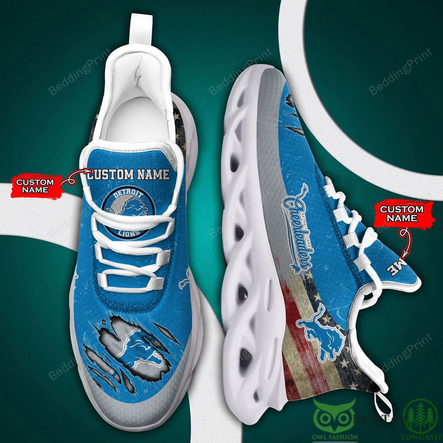 Personalized Detroit Lions Max Soul Shoes Sneakers for Men And Women – NFL Football Fan Shoes, Team Sneakers