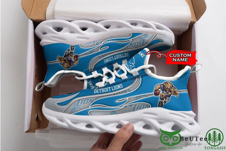 Personalized Detroit Lions Max Soul Shoes Sneakers for Men And Women – NFL Football Fan Shoes, Team Sneakers