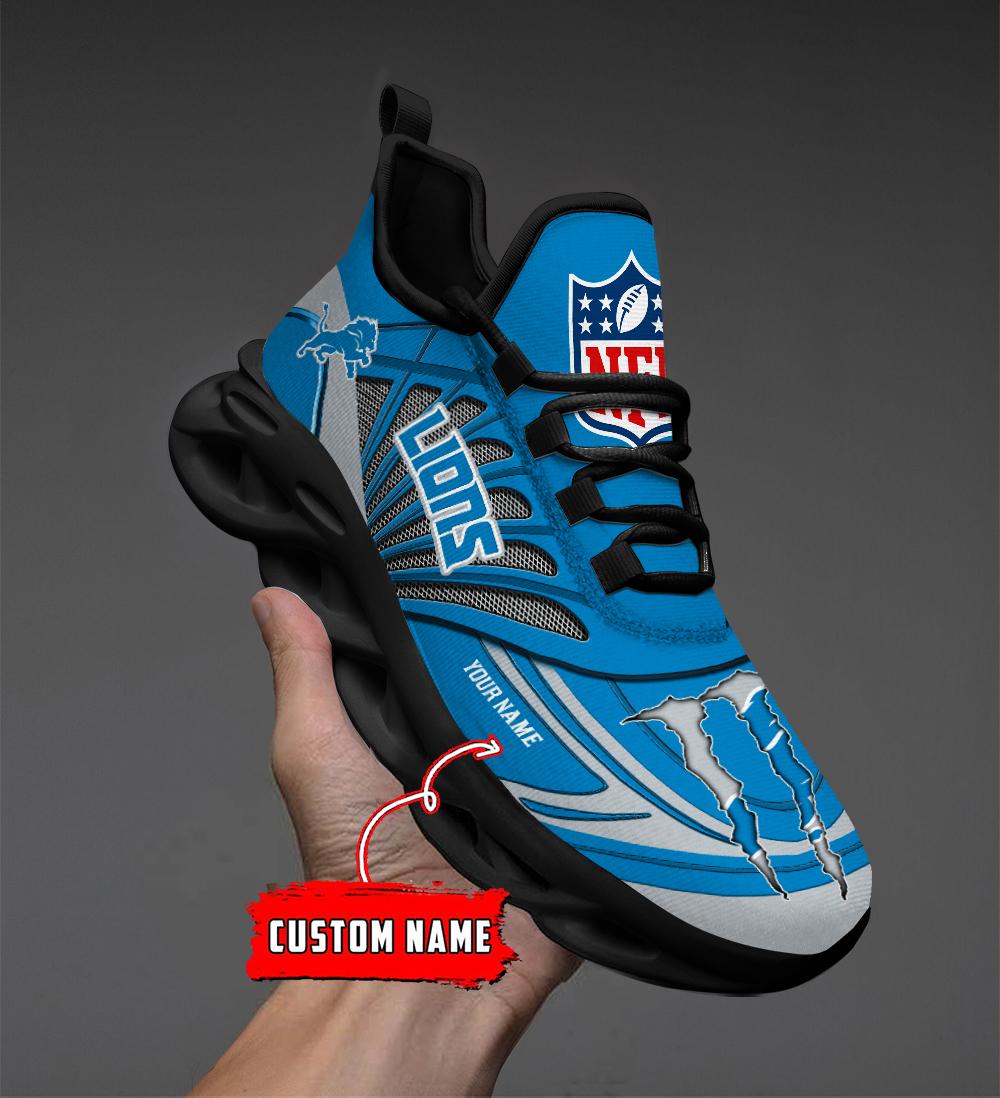 Personalized Detroit Lions Max Soul Shoes Sneakers for Men And Women – NFL Football Fan Shoes, Team Sneakers - Image 6