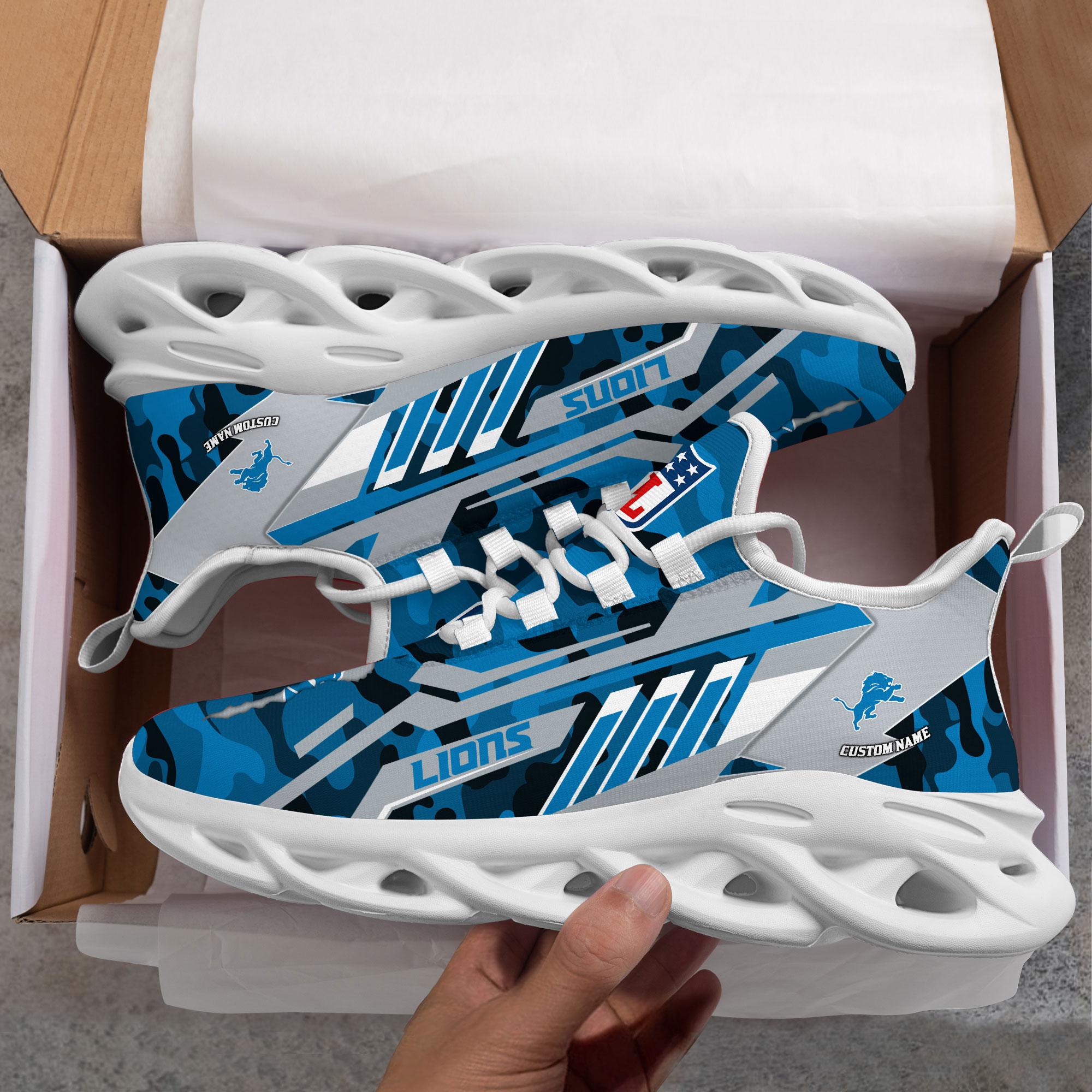 Personalized Detroit Lions Max Soul Shoes Sneakers for Men And Women – NFL Football Fan Shoes, Team Sneakers - Image 7