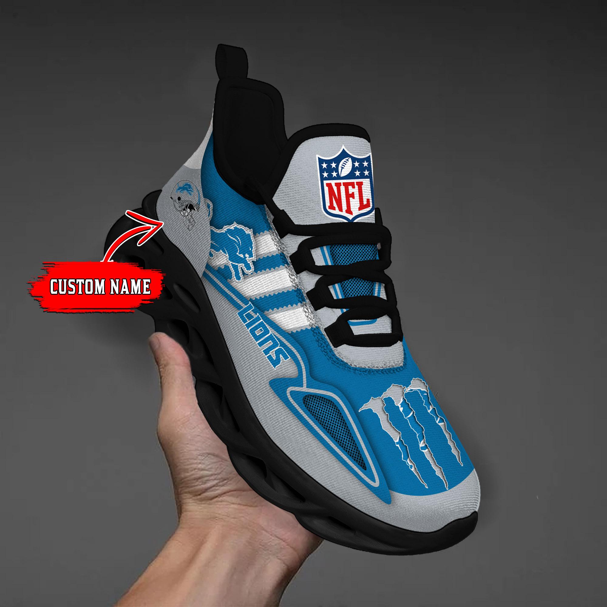 Personalized Detroit Lions Max Soul Shoes Sneakers for Men And Women – NFL Football Fan Shoes, Team Sneakers - Image 6