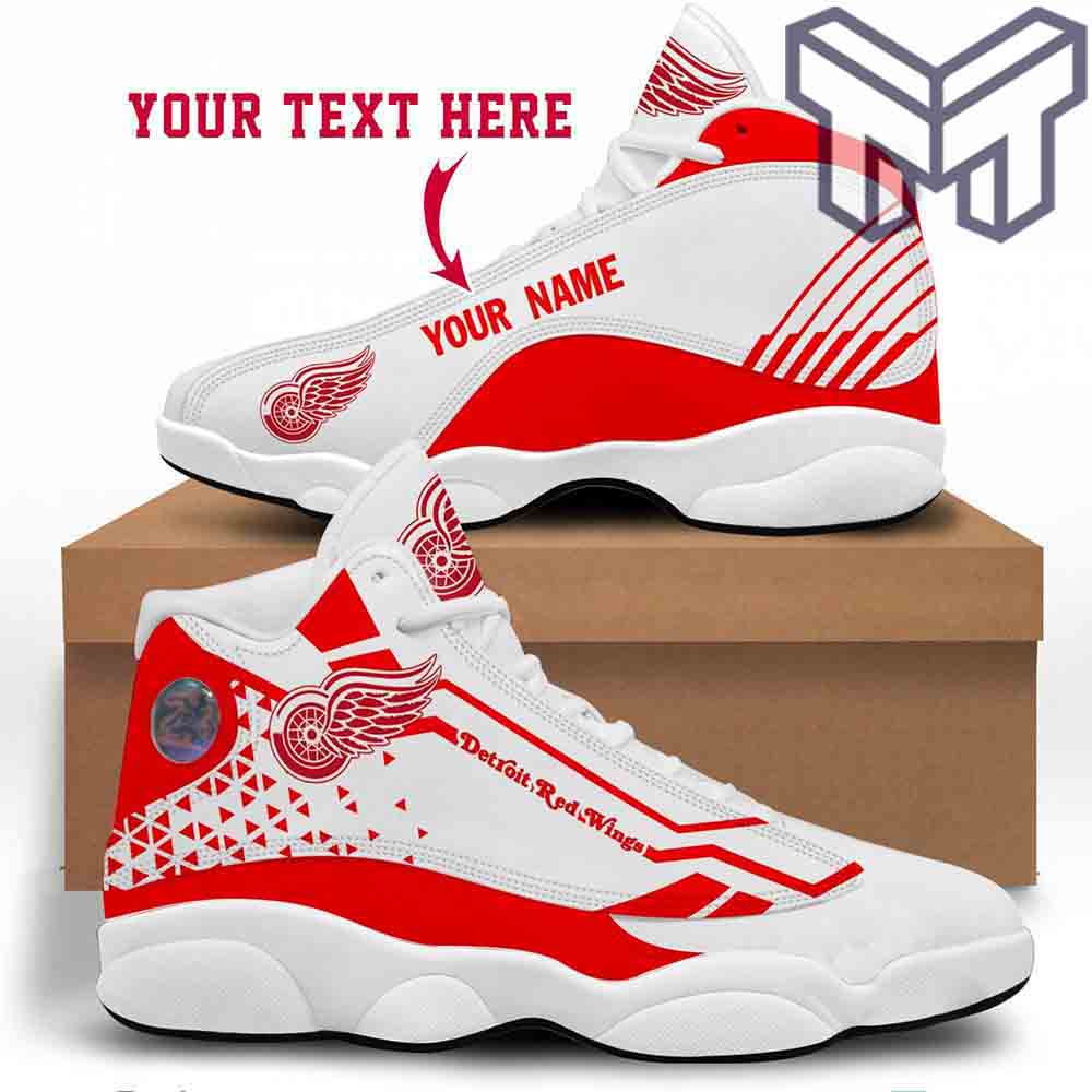 Personalized Detroit Red Wings JD13 Sneakers Shoes for Men & Women | Custom Fan Gift