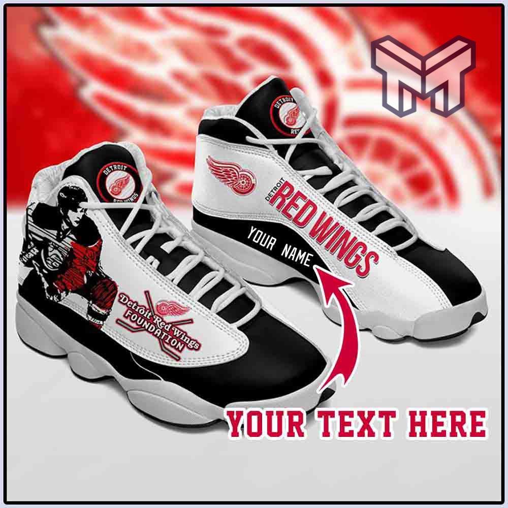 Personalized Detroit Red Wings JD13 Sneakers Shoes for Men & Women | Custom Fan Gift