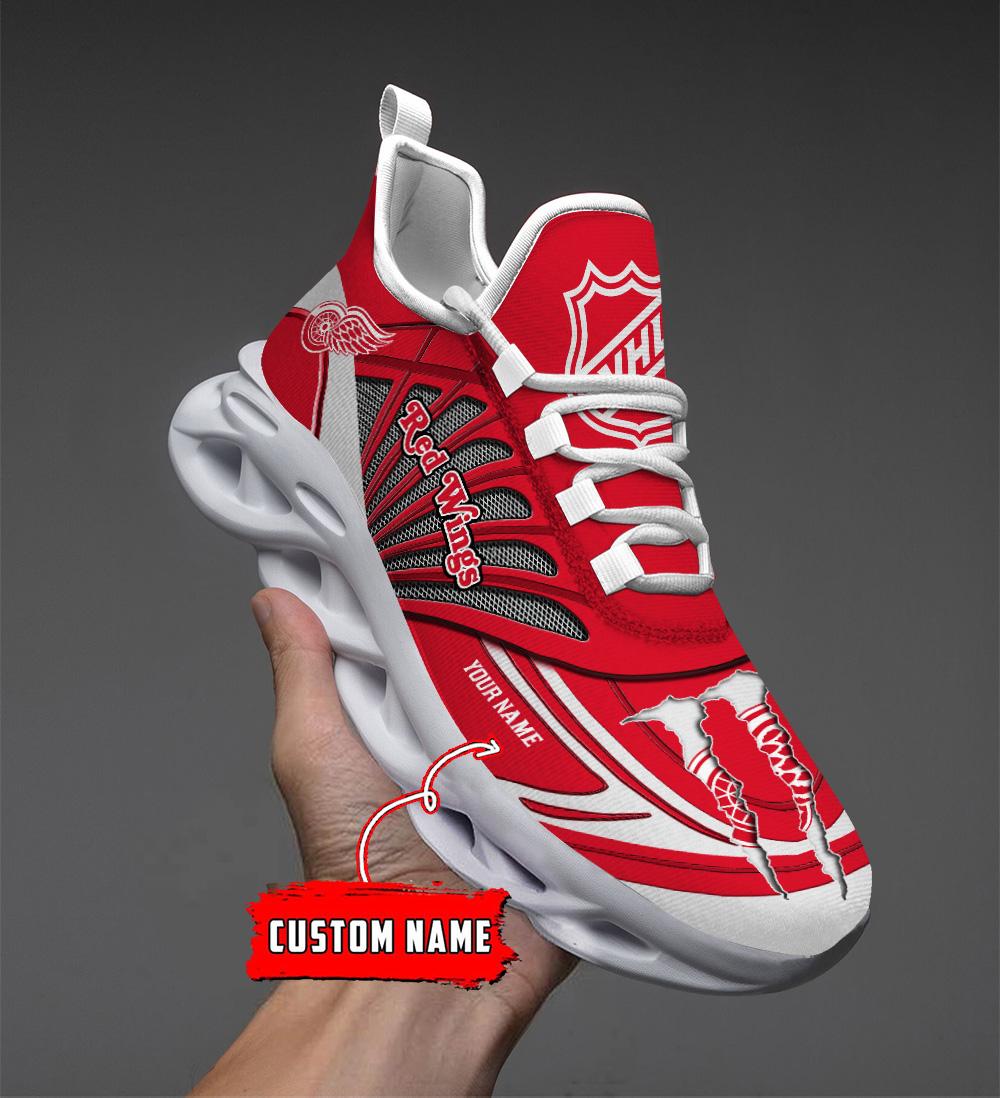 Personalized Detroit Red Wings Max Soul Shoes Sneakers for Men And Women – NHL Hockey Fan Shoes, Team Sneakers