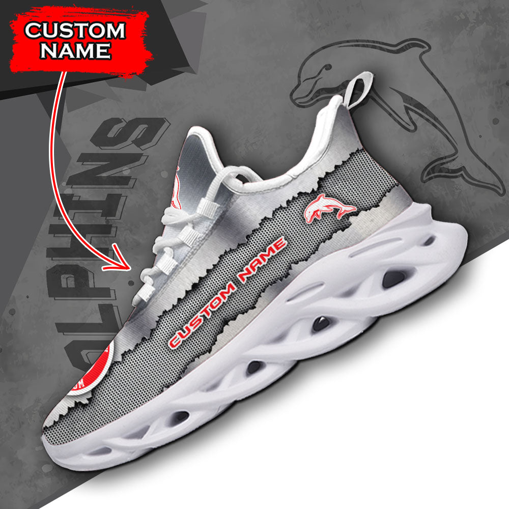 Personalized Dolphins NRL Max Soul Shoes Sneakers for Men And Women – NFL Football Fan Shoes, Team Sneakers