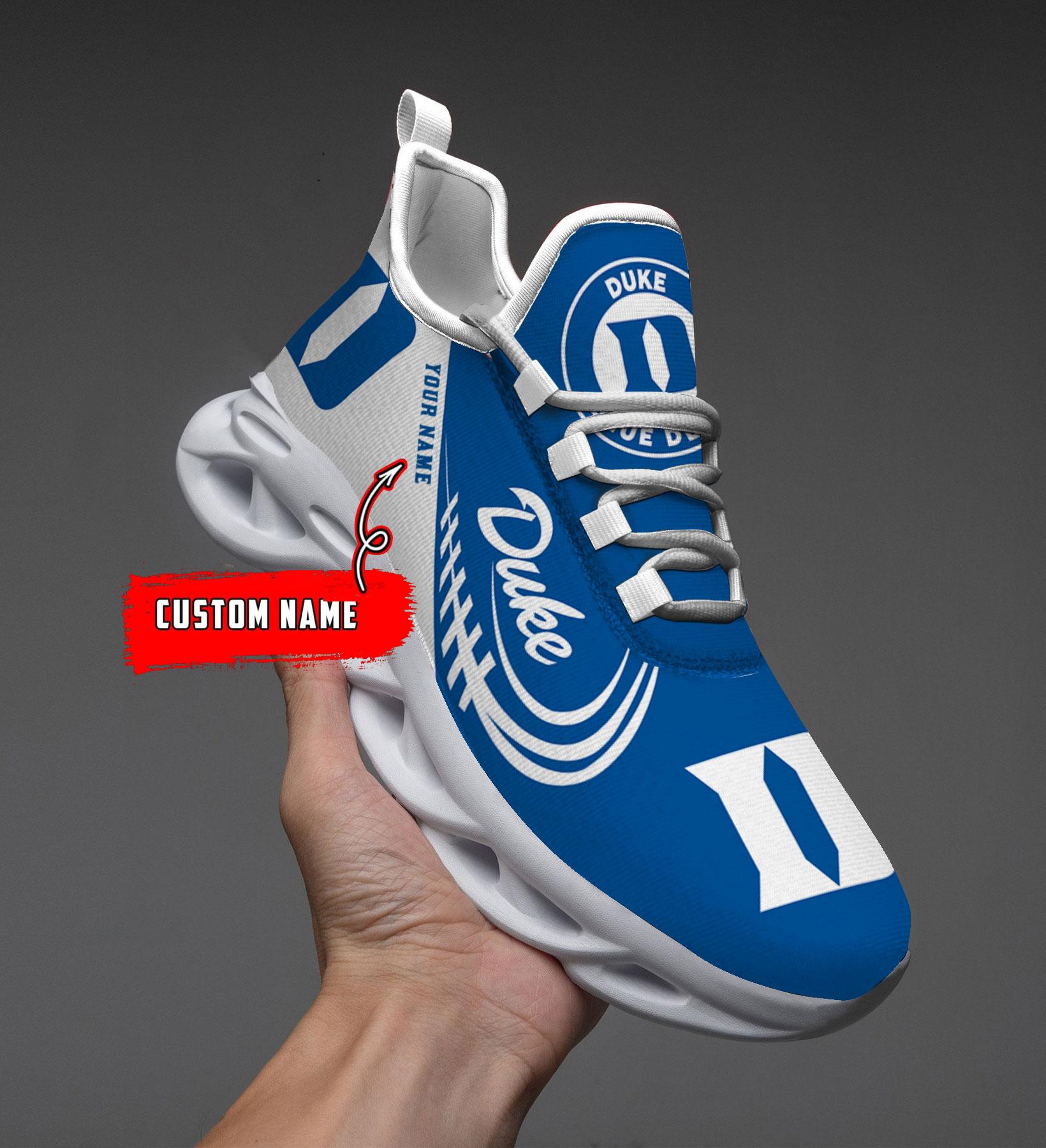 Personalized Duke Blue Devils Max Soul Shoes Sneakers for Men And Women – NCAA Fan Shoes, Team Sneakers