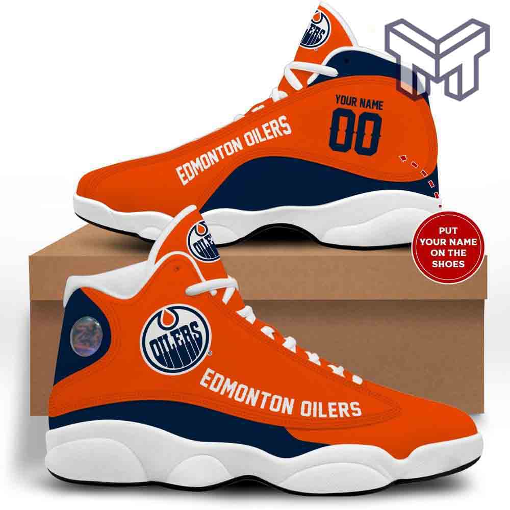 Personalized Edmonton Oilers JD13 Sneakers Shoes for Men & Women | Custom Fan Gift