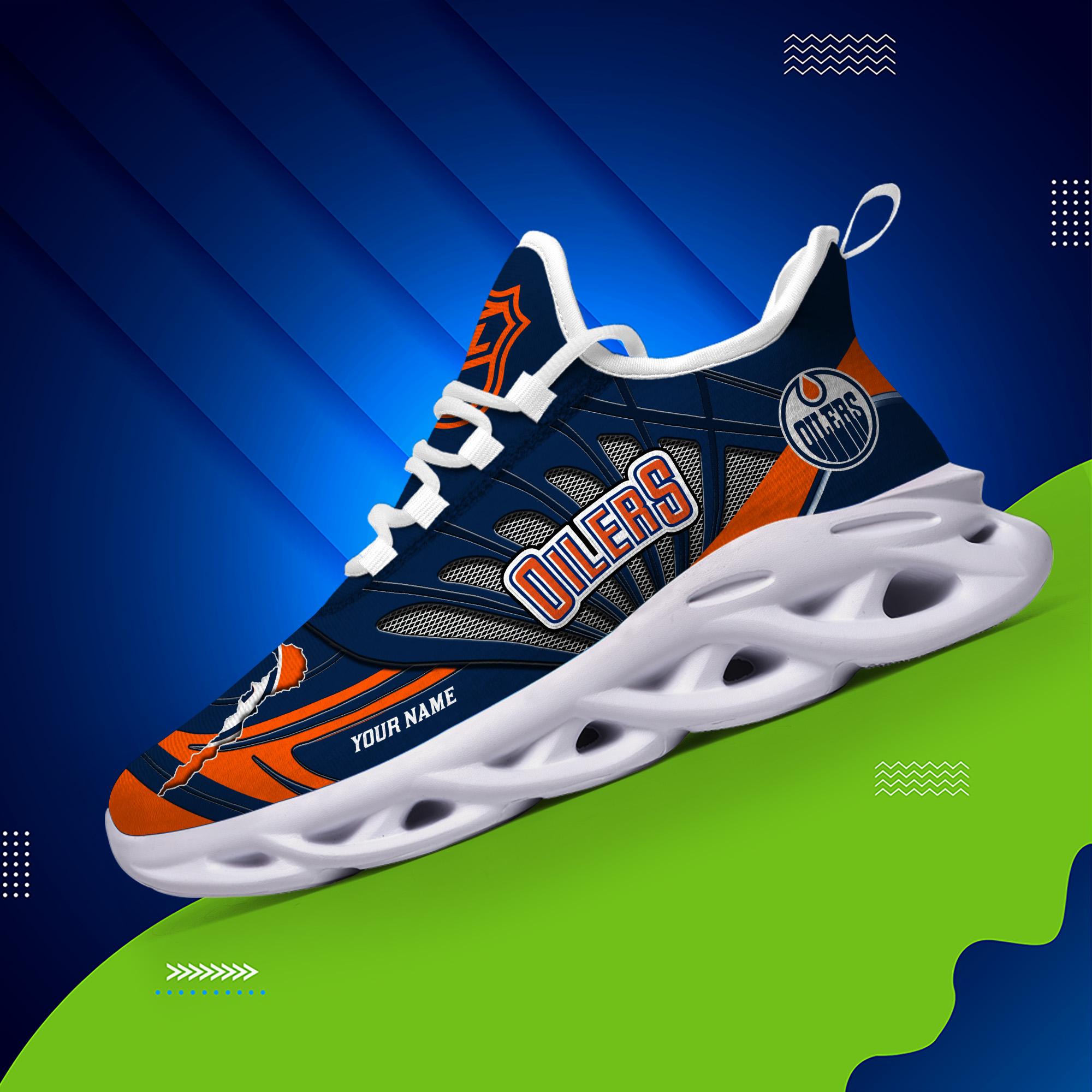 Personalized Edmonton Oilers Max Soul Shoes Sneakers for Men And Women – NHL Hockey Fan Shoes, Team Sneakers - Image 4