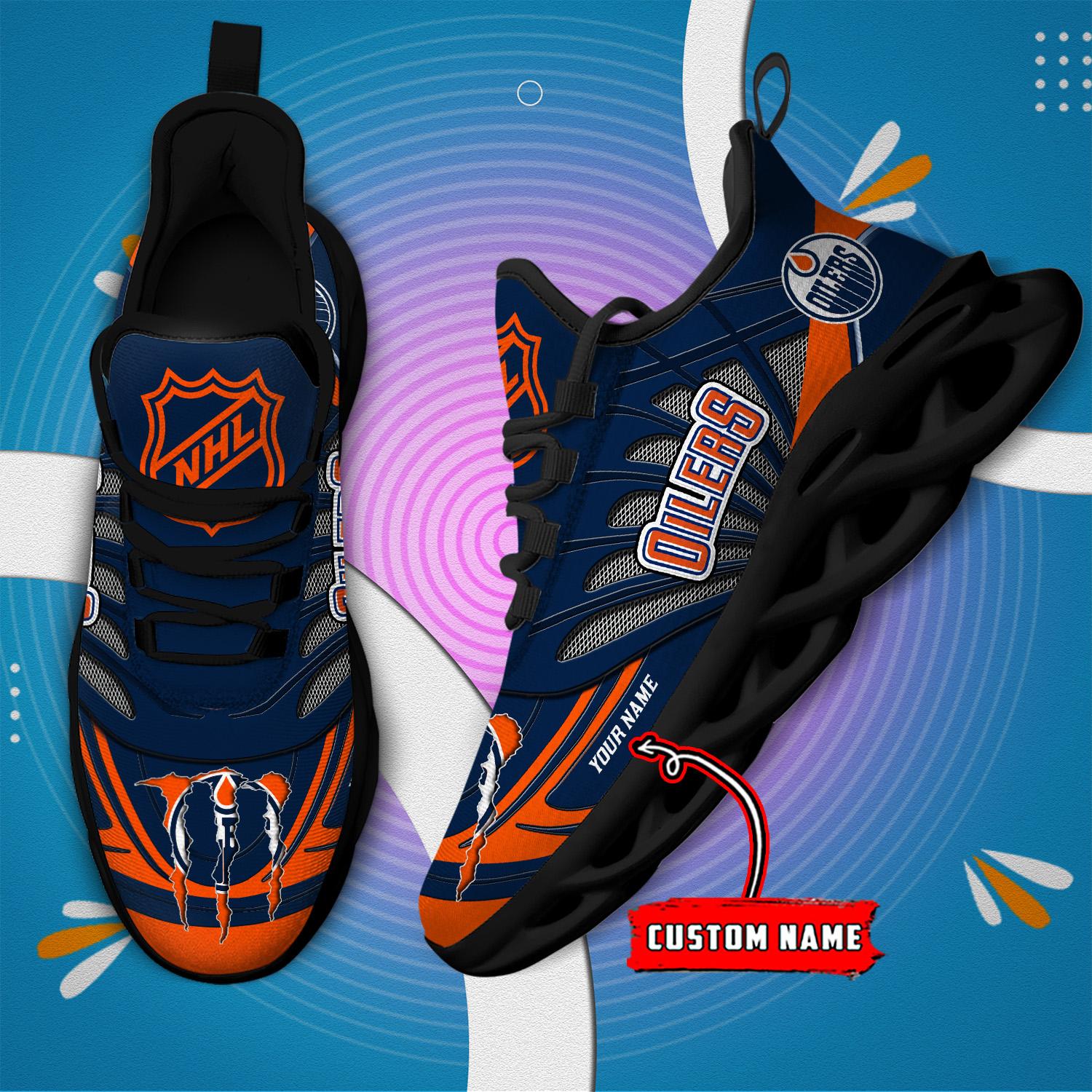 Personalized Edmonton Oilers Max Soul Shoes Sneakers for Men And Women – NHL Hockey Fan Shoes, Team Sneakers - Image 6
