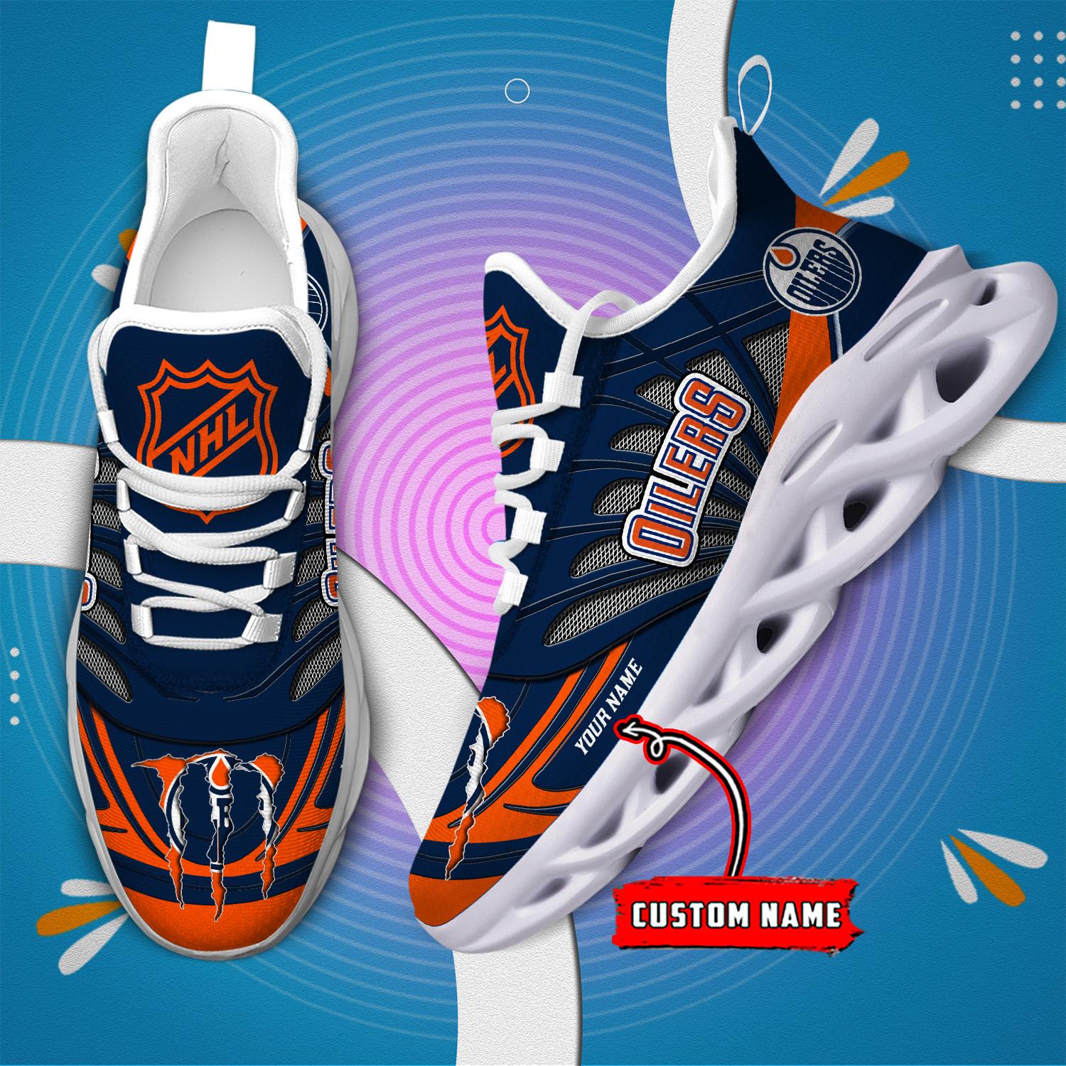 Personalized Edmonton Oilers Max Soul Shoes Sneakers for Men And Women – NHL Hockey Fan Shoes, Team Sneakers - Image 7