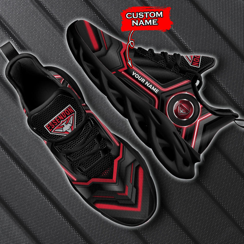Personalized Essendon Bombers AFL Max Soul Shoes Sneakers for Men And Women – Casual Shoes, Streetwear Shoes - Image 5