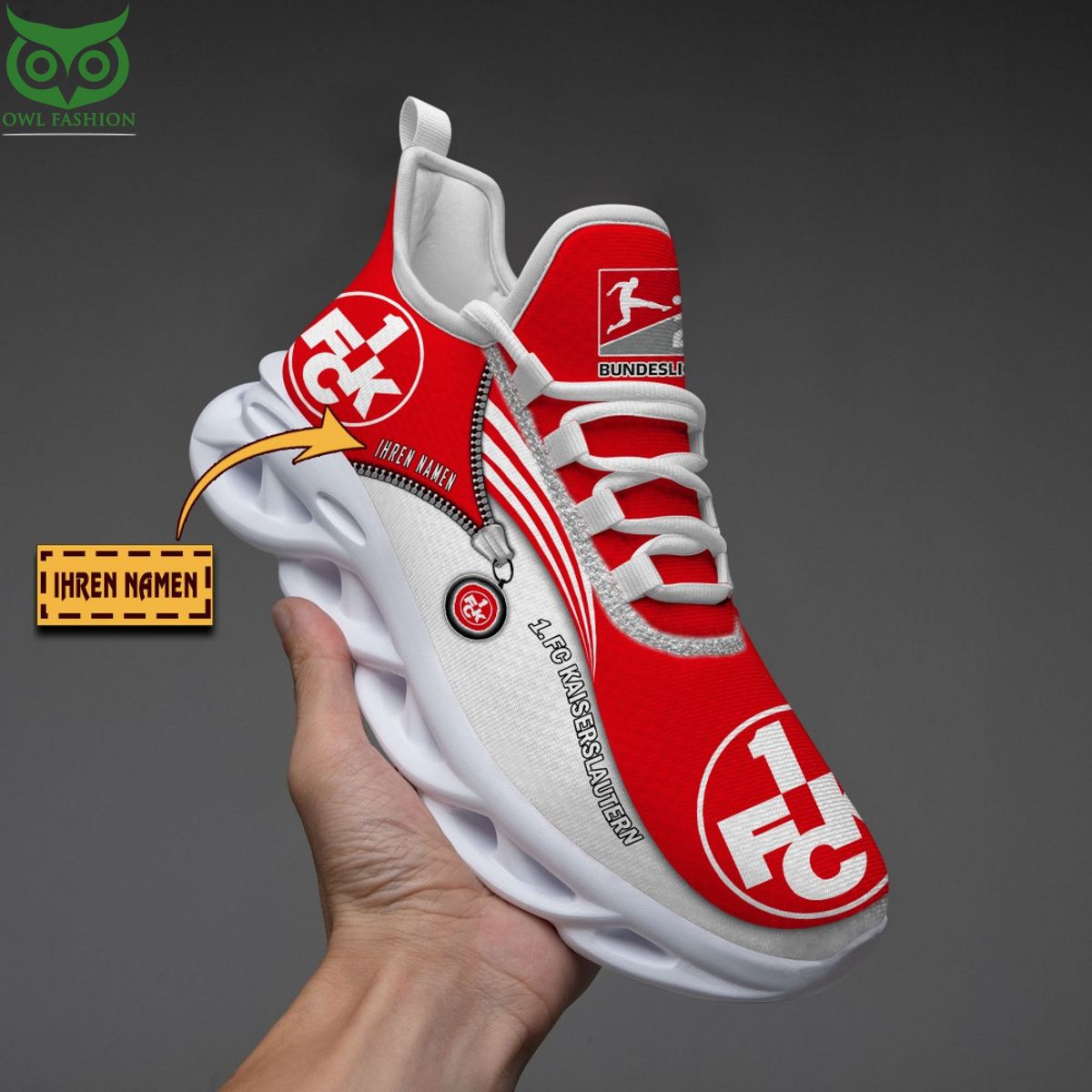 Personalized FC Kaiserslautern Max Soul Shoes Sneakers for Men And Women – Soccer Fan Shoes, Team Sneakers