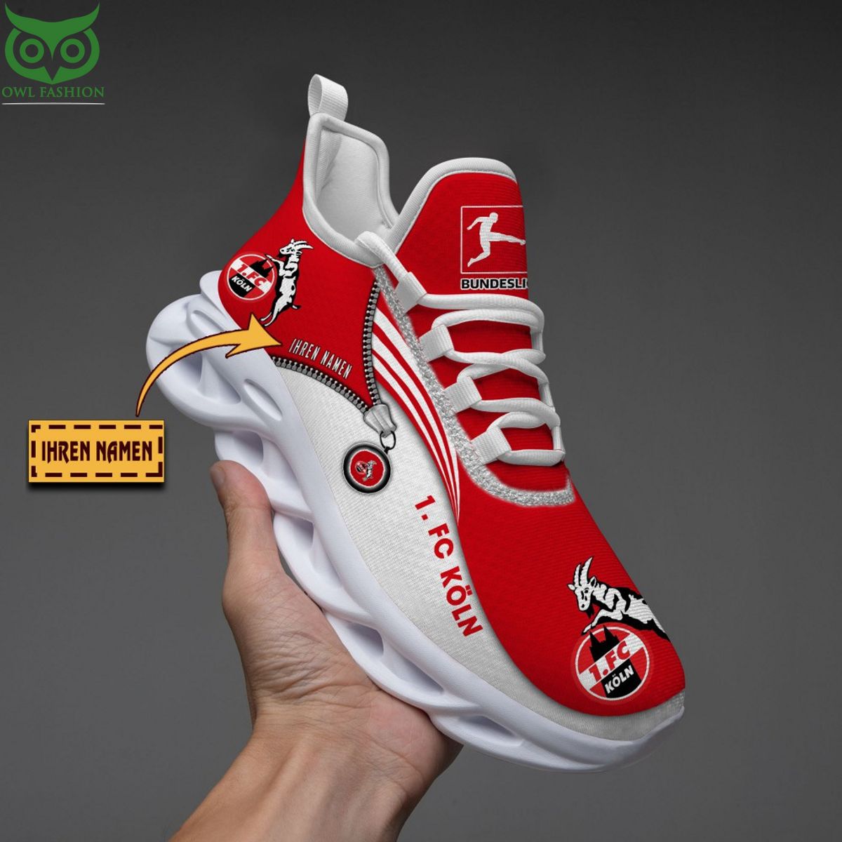 Personalized FC Koln Max Soul Shoes Sneakers for Men And Women – Soccer Fan Shoes, Team Sneakers