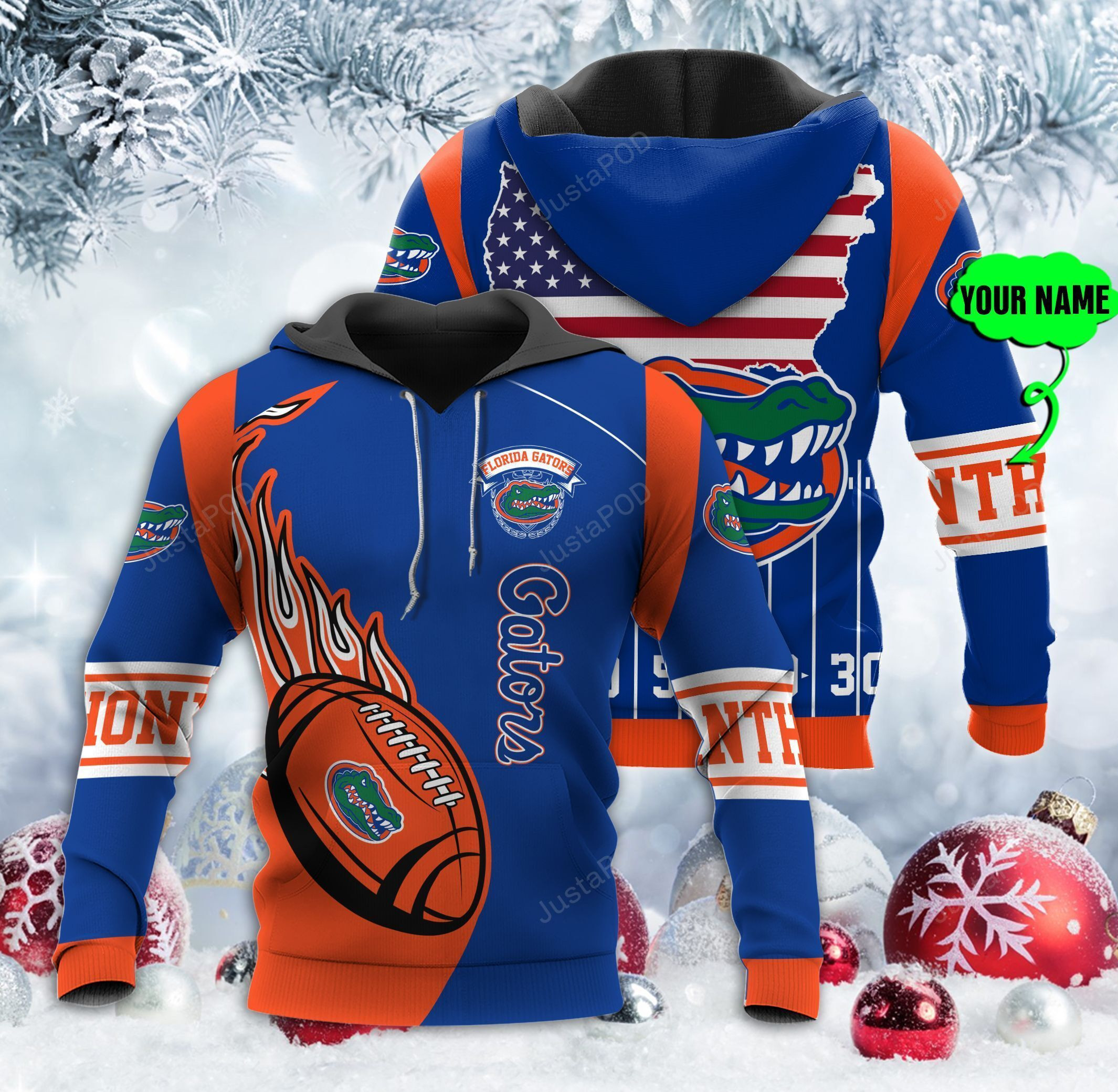 Personalized Florida Gators 3D All Over Print Hoodie & Zip Hoodie