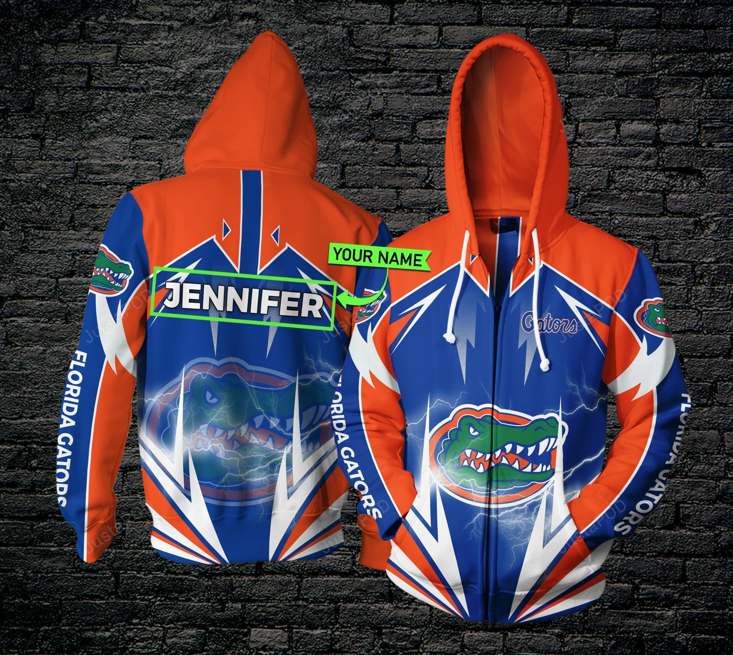 Personalized Florida Gators 3D All Over Print Hoodie & Zip Hoodie
