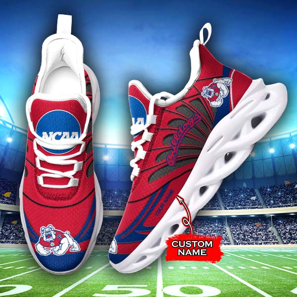 Personalized Fresno State Bulldogs NCAA Max Soul Shoes Sneakers for Men And Women – NCAA Fan Shoes, Team Sneakers