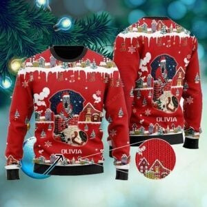 Personalized Funny Zebra Santa Claus Custom For Corgi Lovers On Christmas Days Ugly Christmas Sweater, Perfect Holiday Gift