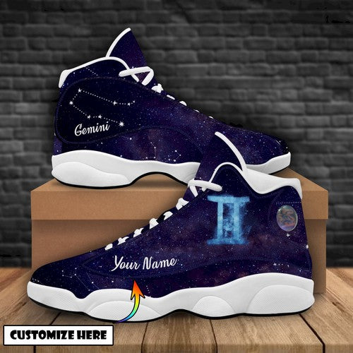 Personalized Gemini Zodiac JD13 Sneakers Shoes for Men & Women | Personalized Gift for Style Lovers