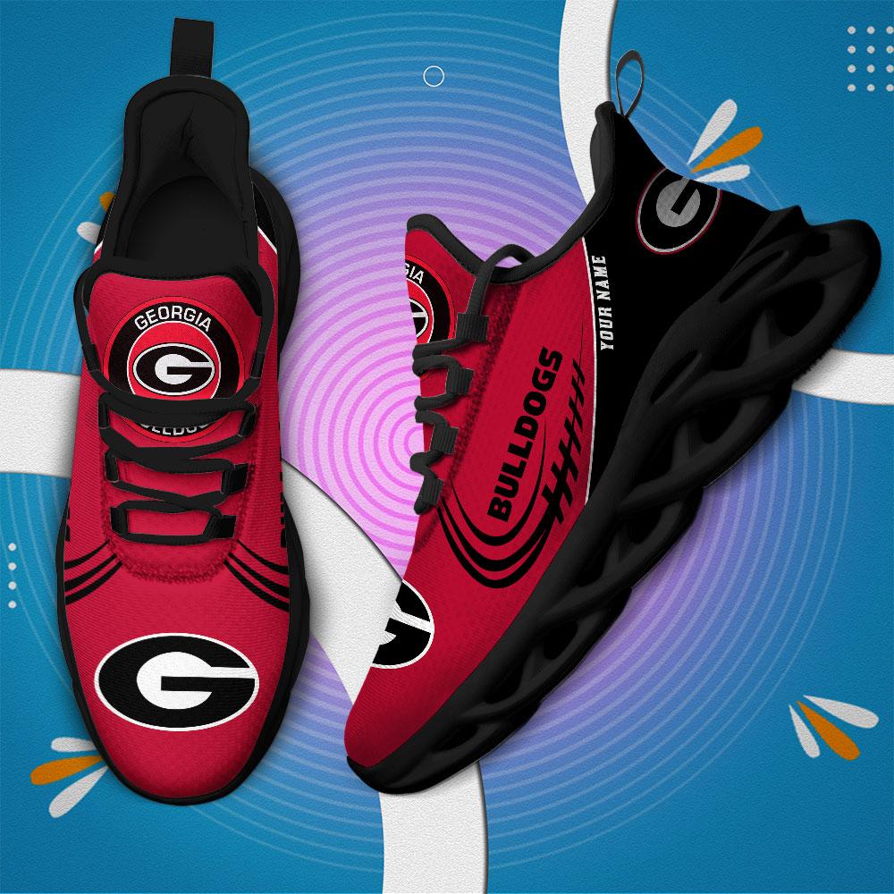 Personalized Georgia Bulldogs Max Soul Shoes Sneakers for Men And Women – Casual Shoes, Streetwear Shoes - Image 3