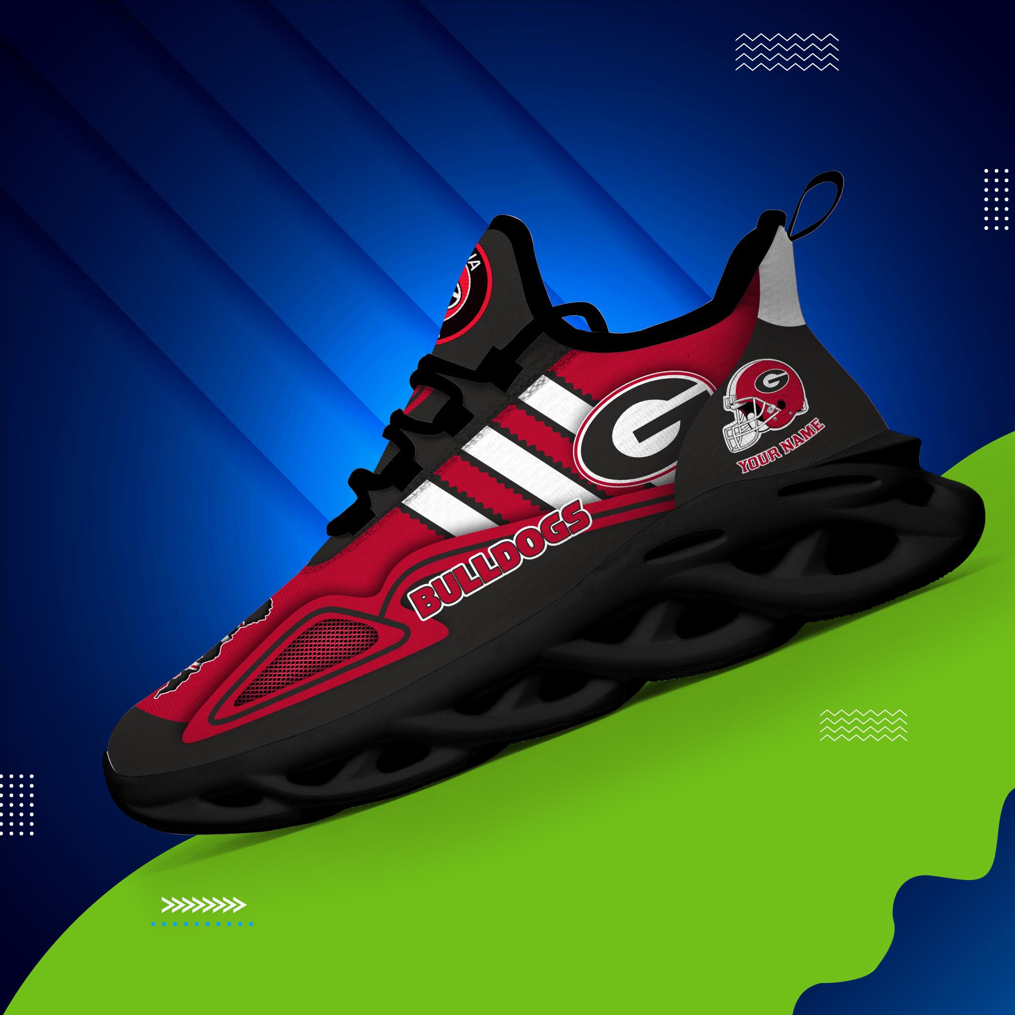 Personalized Georgia Bulldogs Max Soul Shoes Sneakers for Men And Women – Casual Shoes, Streetwear Shoes - Image 3