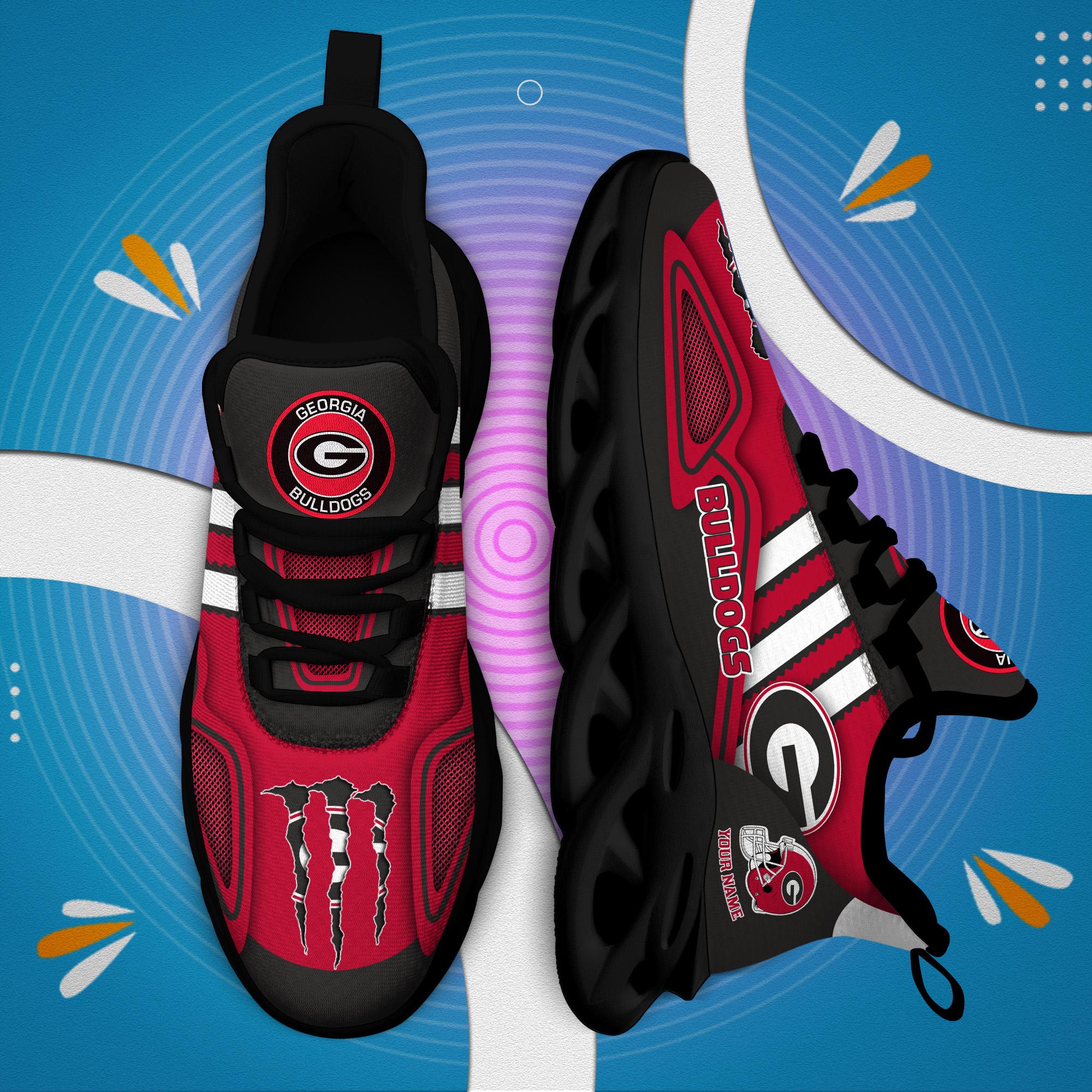 Personalized Georgia Bulldogs Max Soul Shoes Sneakers for Men And Women – Casual Shoes, Streetwear Shoes - Image 5