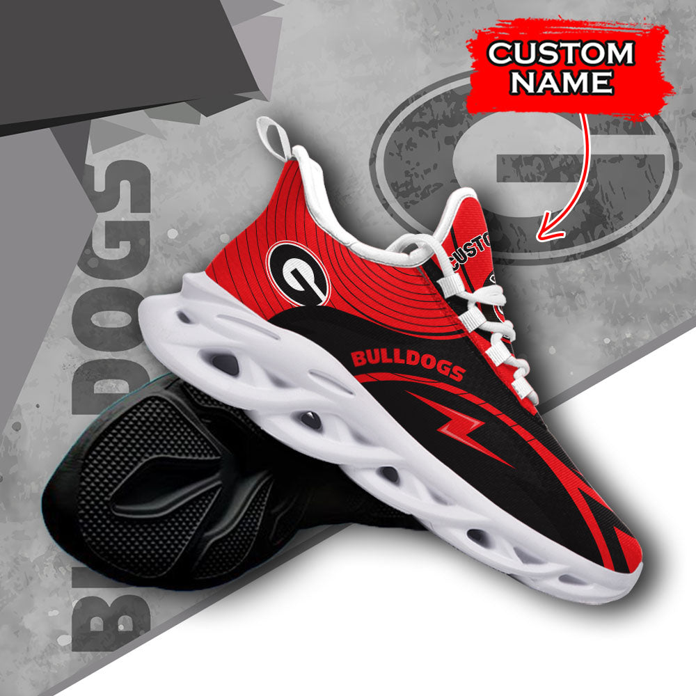 Personalized Georgia Bulldogs NCAA Max Soul Shoes Sneakers for Men And Women – NCAA Fan Shoes, Team Sneakers - Image 3